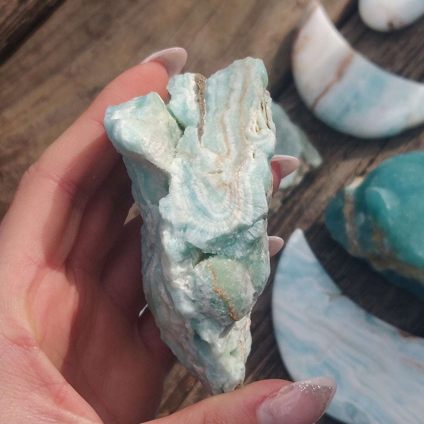 Raw Blue Aragonite (#3) - Simply Affinity