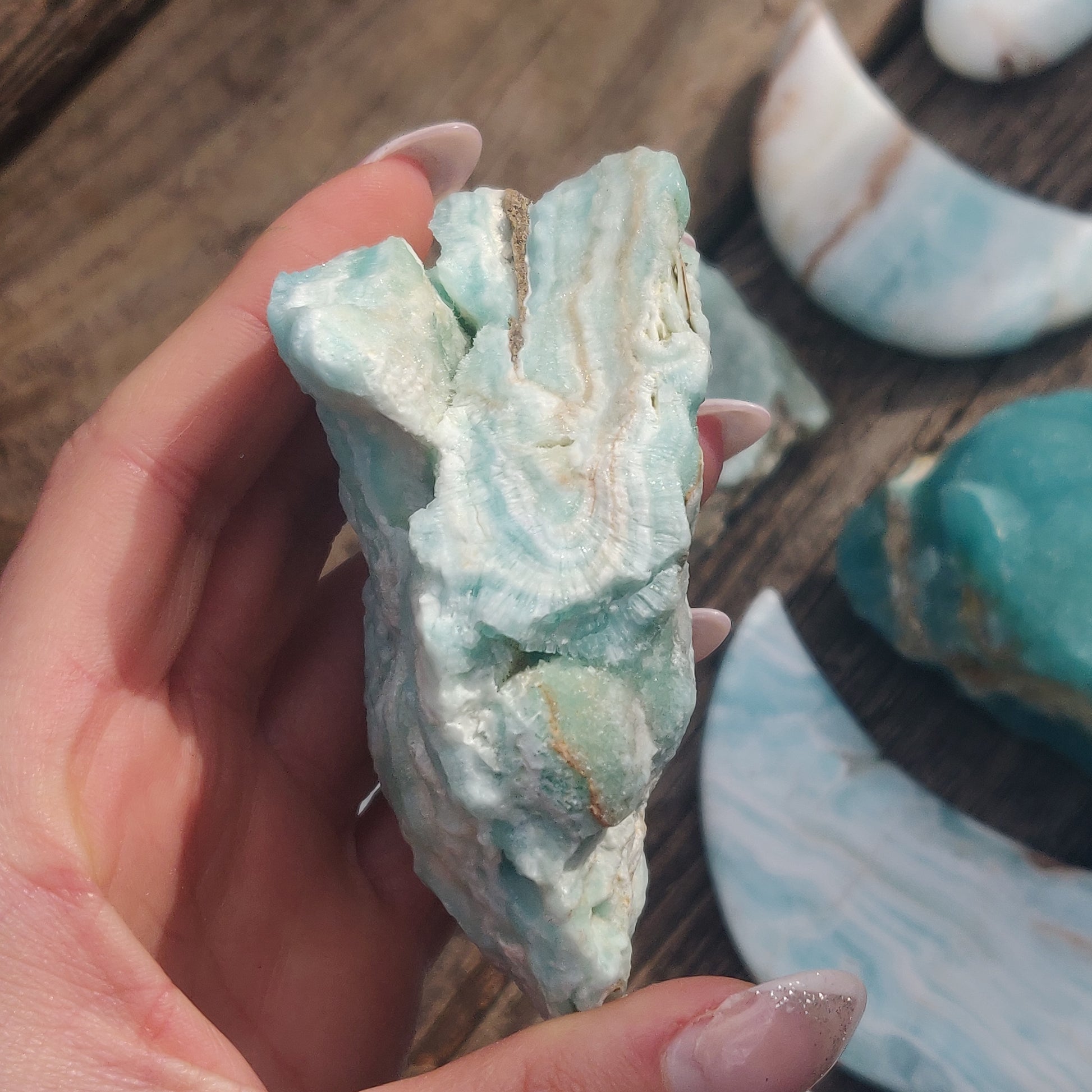 Raw Blue Aragonite (#3) - Simply Affinity