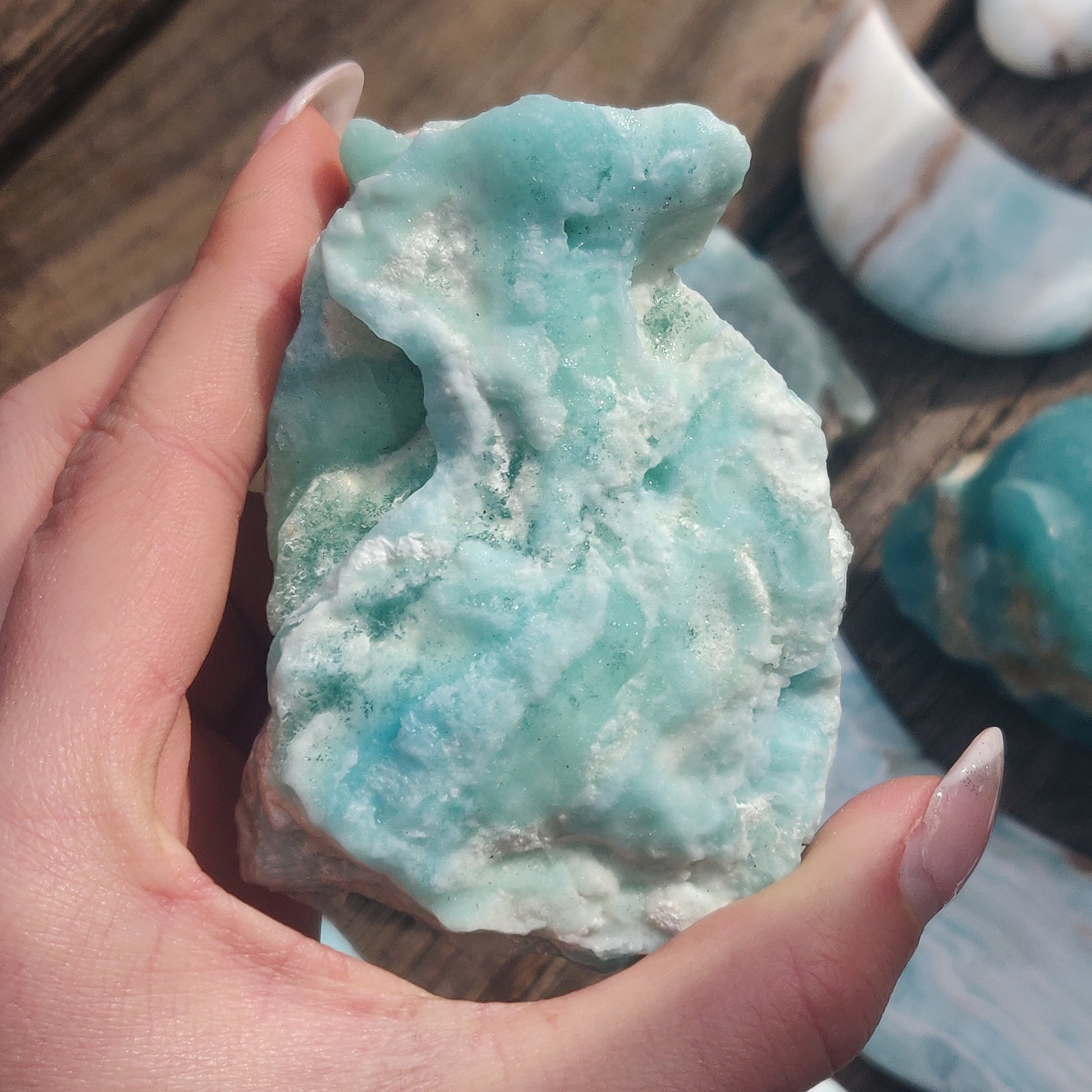 Raw Blue Aragonite (#3) - Simply Affinity
