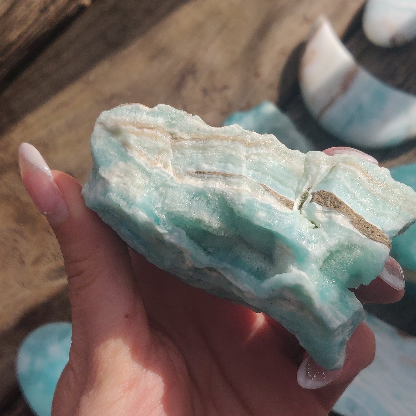 Raw Blue Aragonite (#3) - Simply Affinity