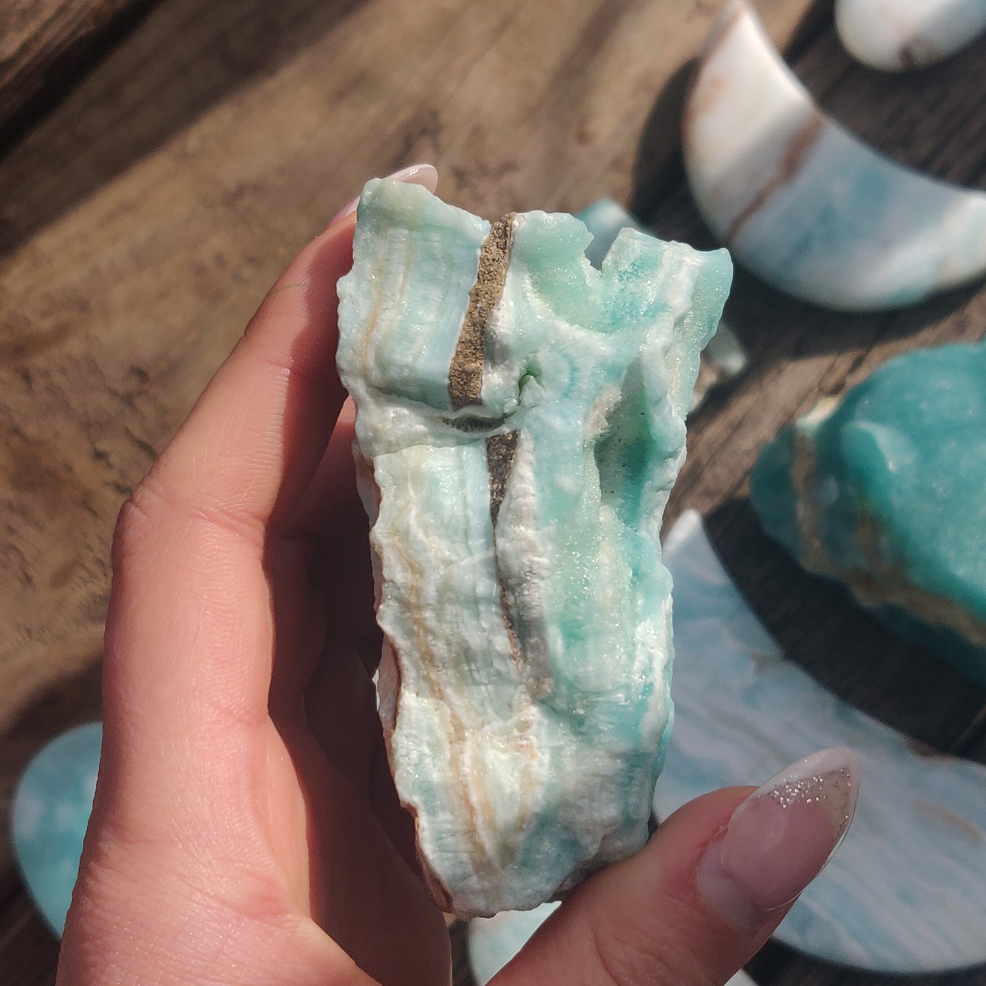 Raw Blue Aragonite (#3) - Simply Affinity