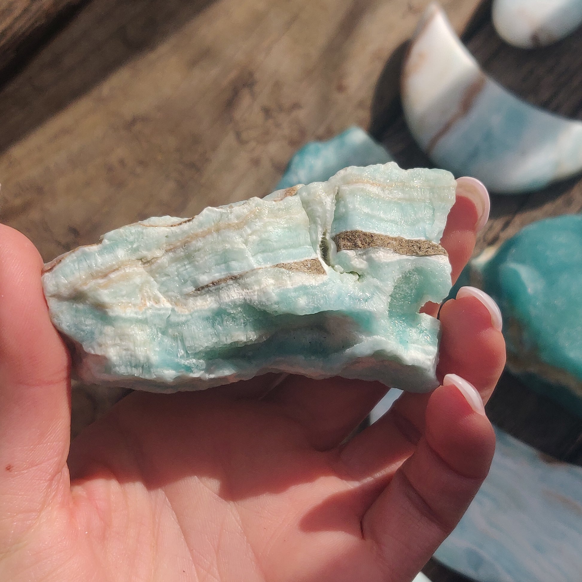 Raw Blue Aragonite (#3) - Simply Affinity