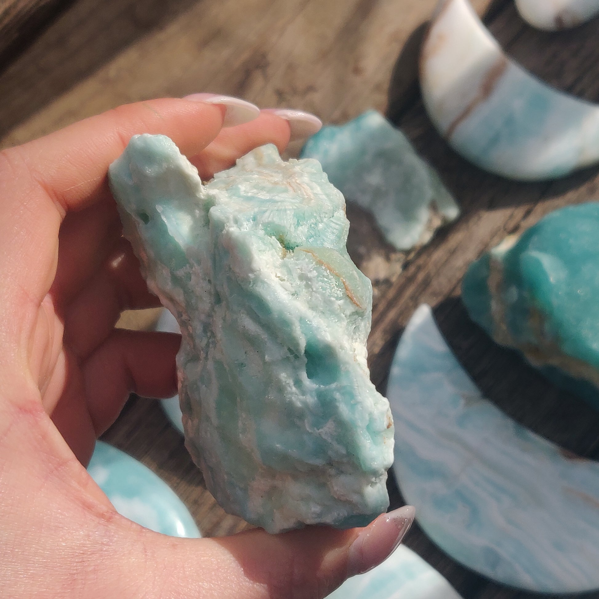 Raw Blue Aragonite (#3) - Simply Affinity