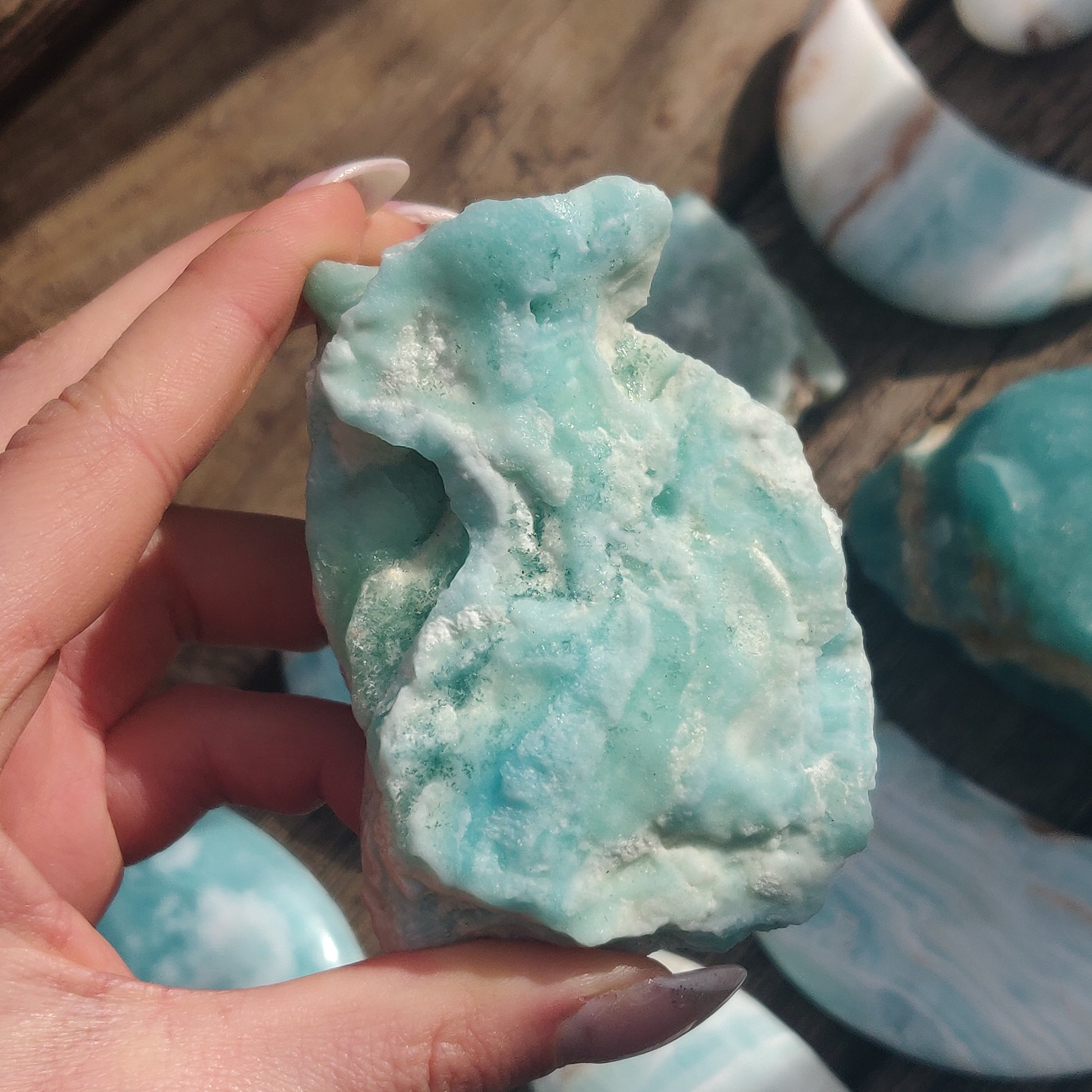 Raw Blue Aragonite (#3) - Simply Affinity