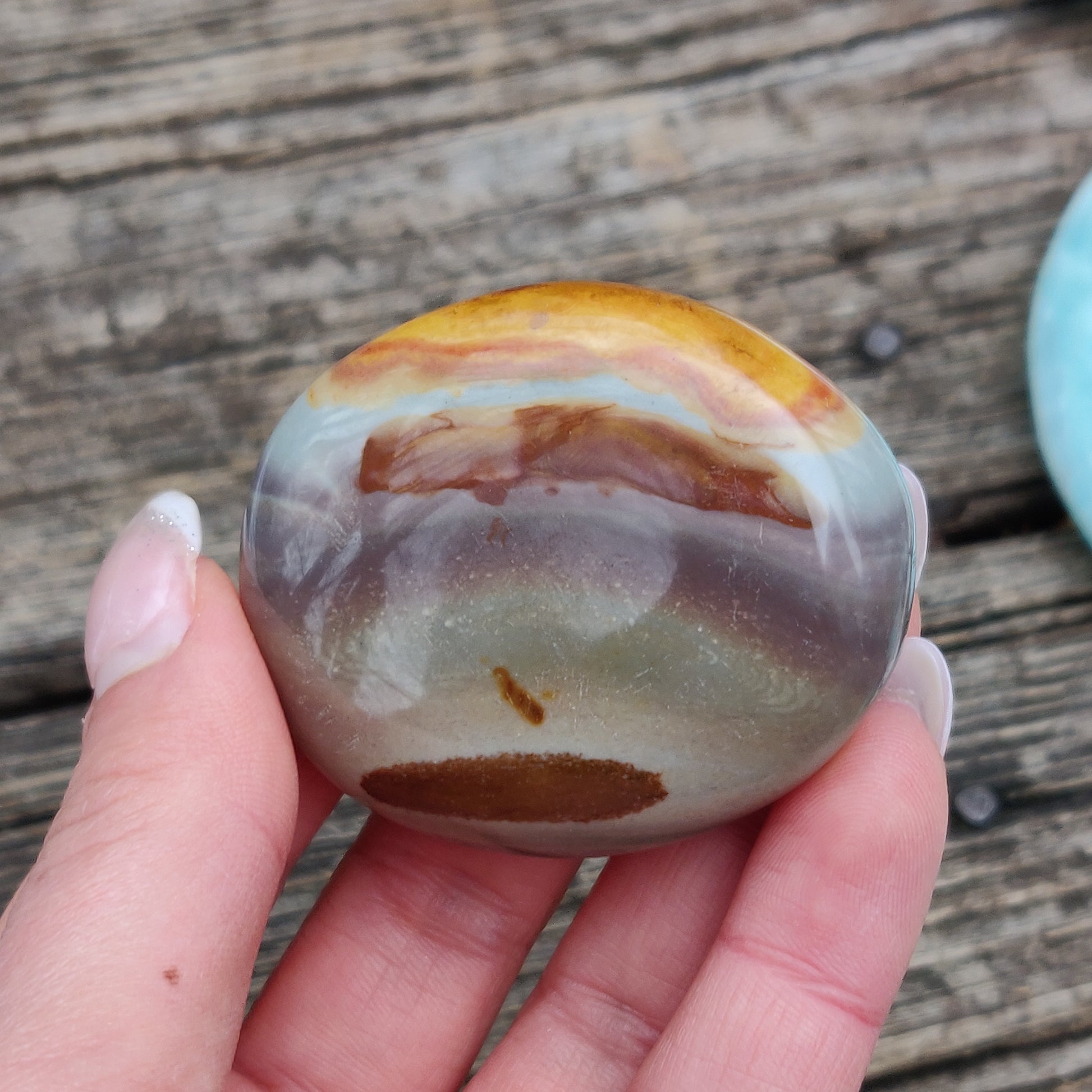 Polychrome Jasper Palm Stone (#11) - Simply Affinity