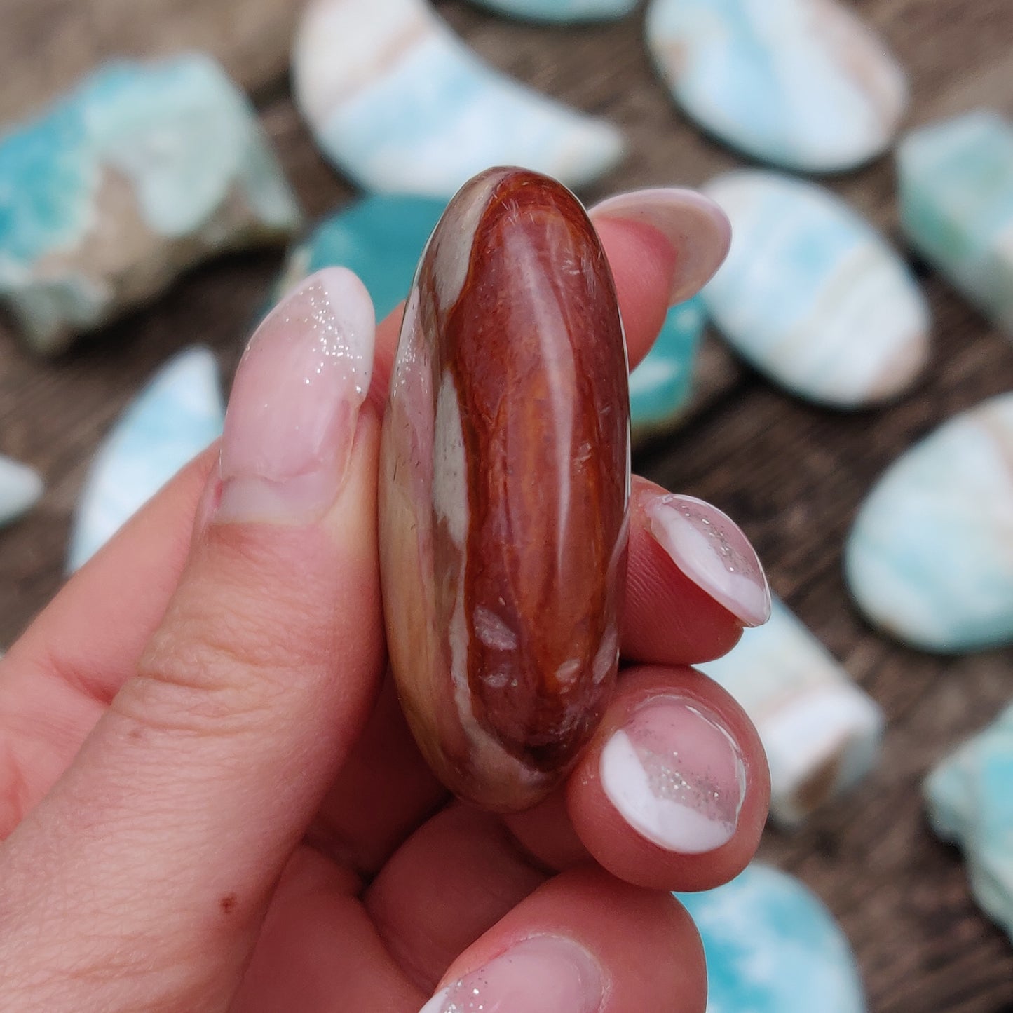 Polychrome Jasper Palm Stone (#16) - Simply Affinity