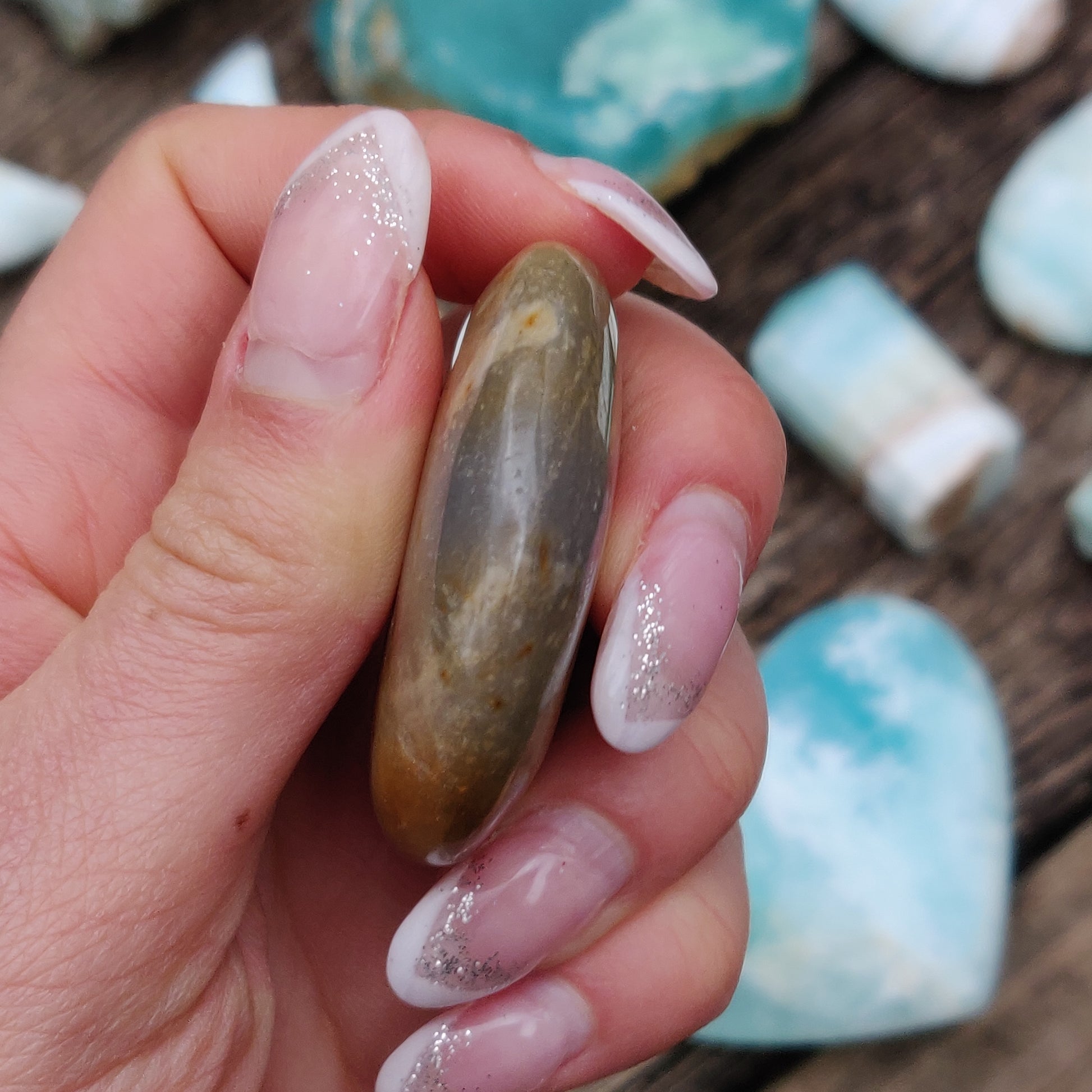 Polychrome Jasper Palm Stone (#16) - Simply Affinity