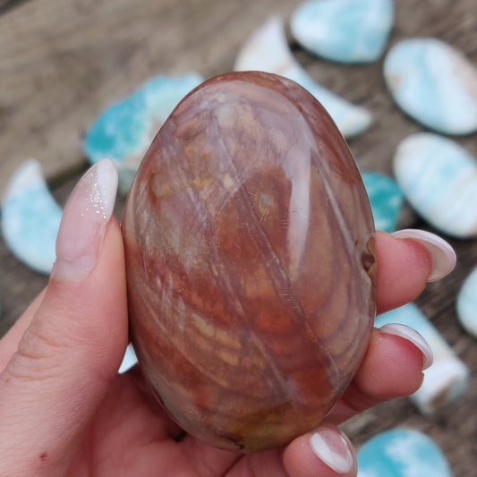 Polychrome Jasper Palm Stone (#18) - Simply Affinity