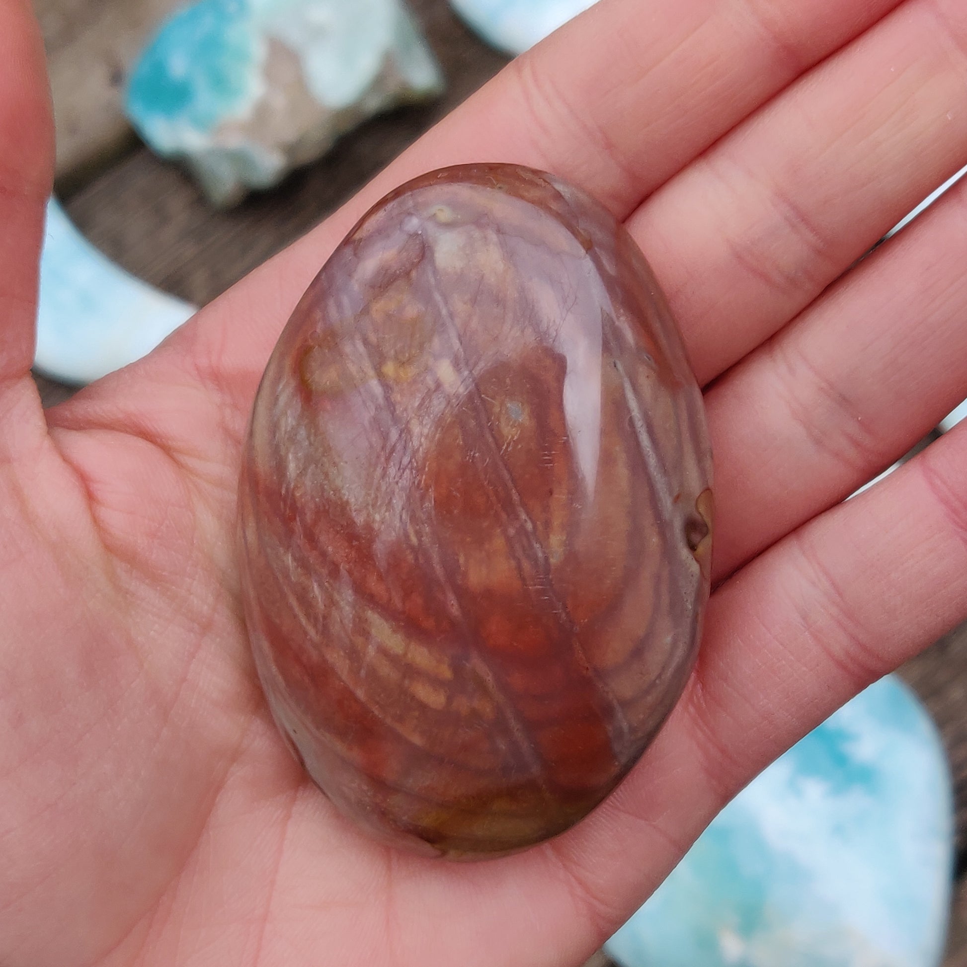 Polychrome Jasper Palm Stone (#18) - Simply Affinity