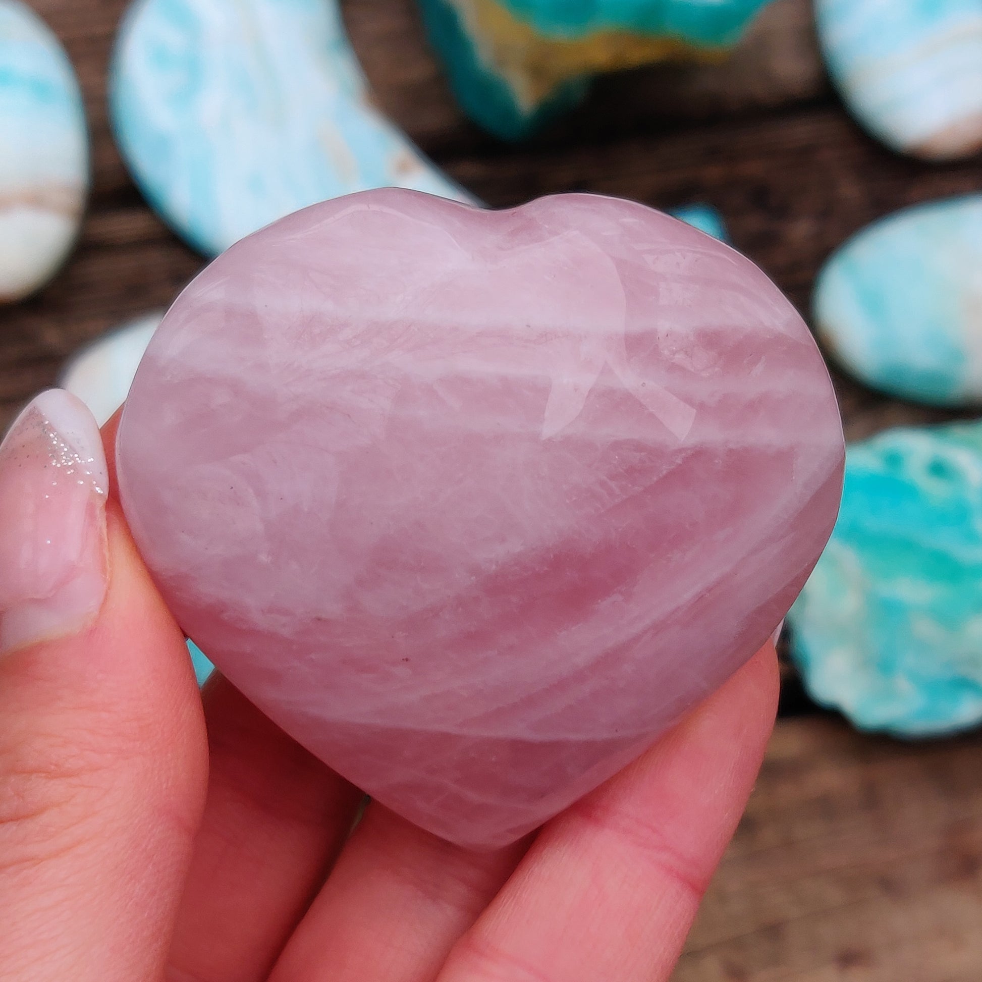 Rose Quartz Heart (#17RQ) - Simply Affinity