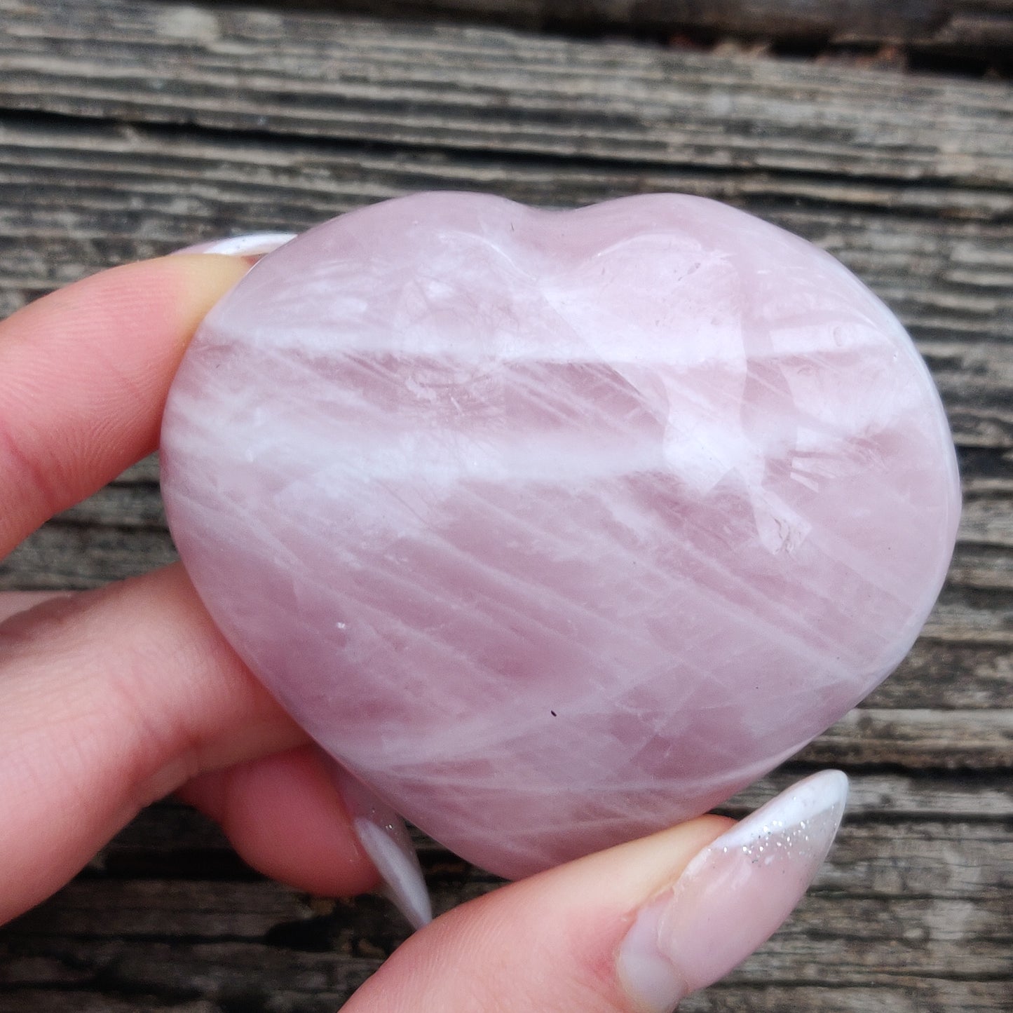 Rose Quartz Heart (#17RQ) - Simply Affinity