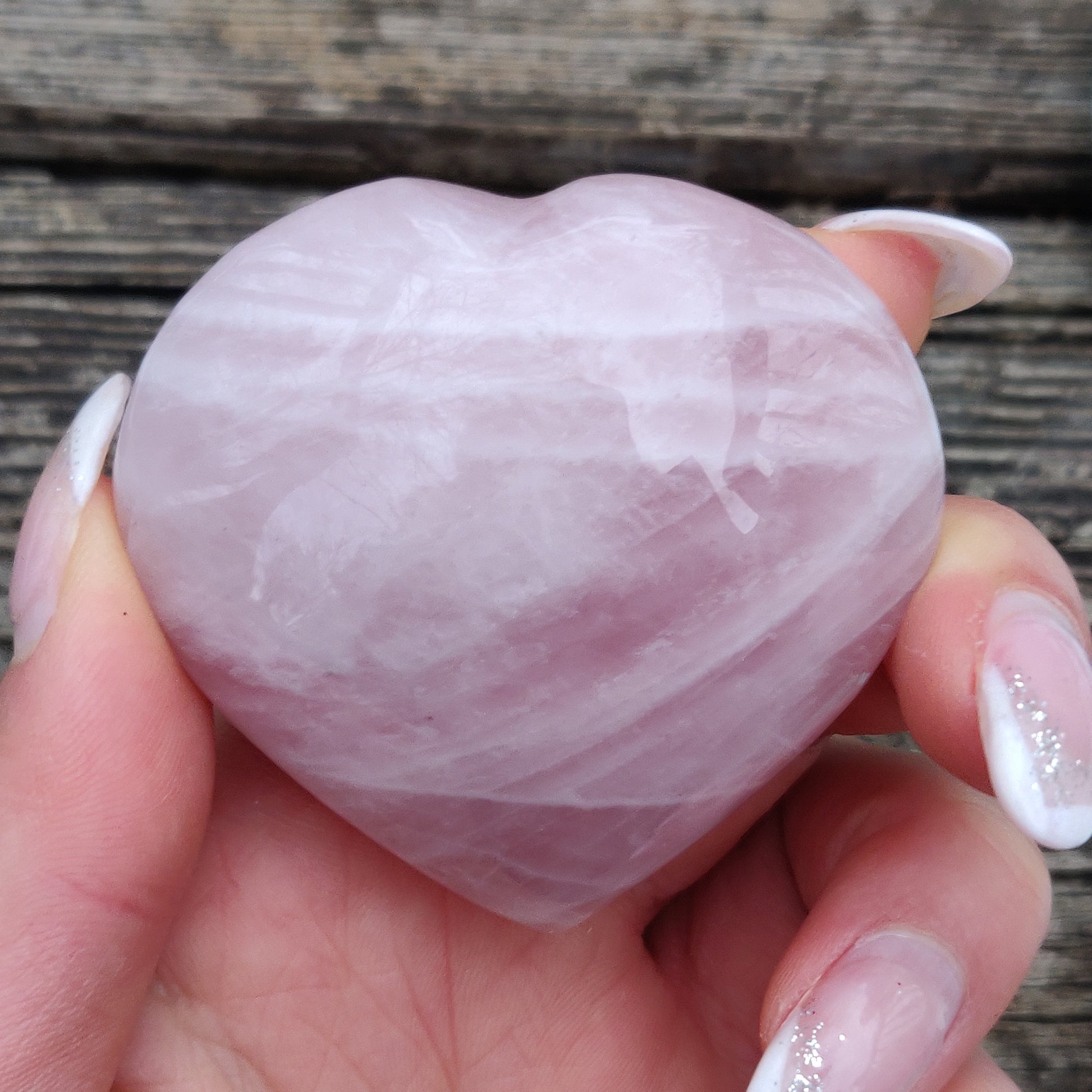 Rose Quartz Heart (#17RQ) - Simply Affinity