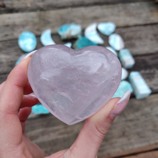Star Rose Quartz Heart (#18RQ) - Simply Affinity