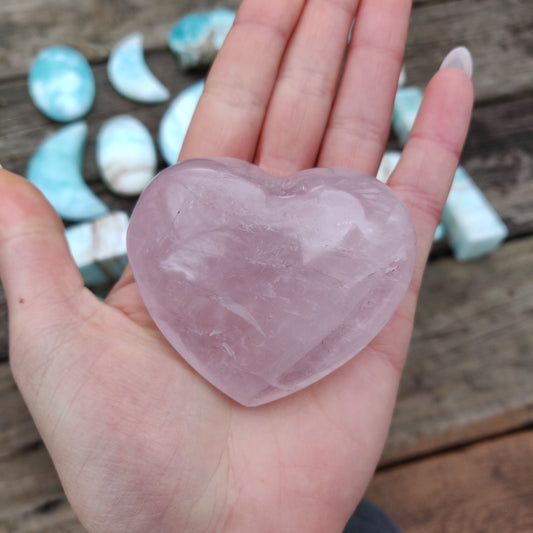Star Rose Quartz Heart (#18RQ) - Simply Affinity