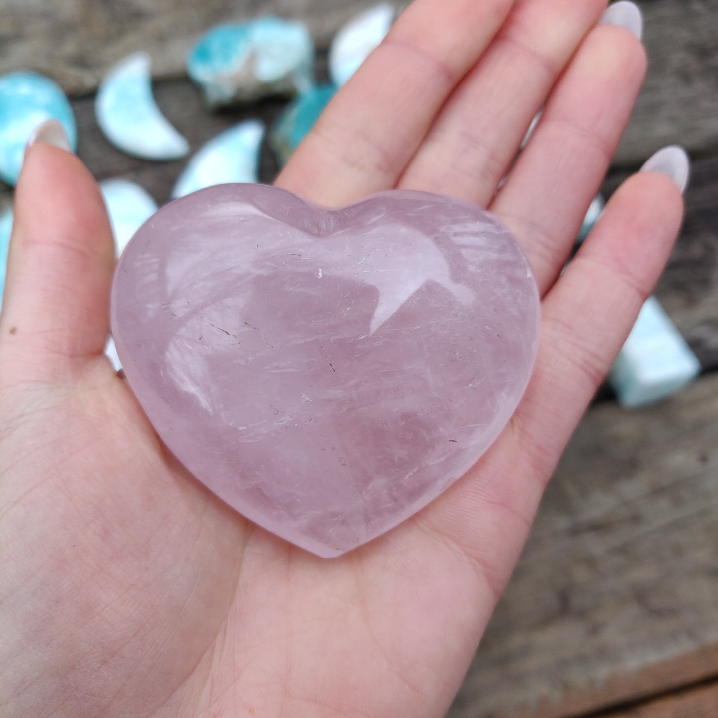 Star Rose Quartz Heart (#18RQ) - Simply Affinity