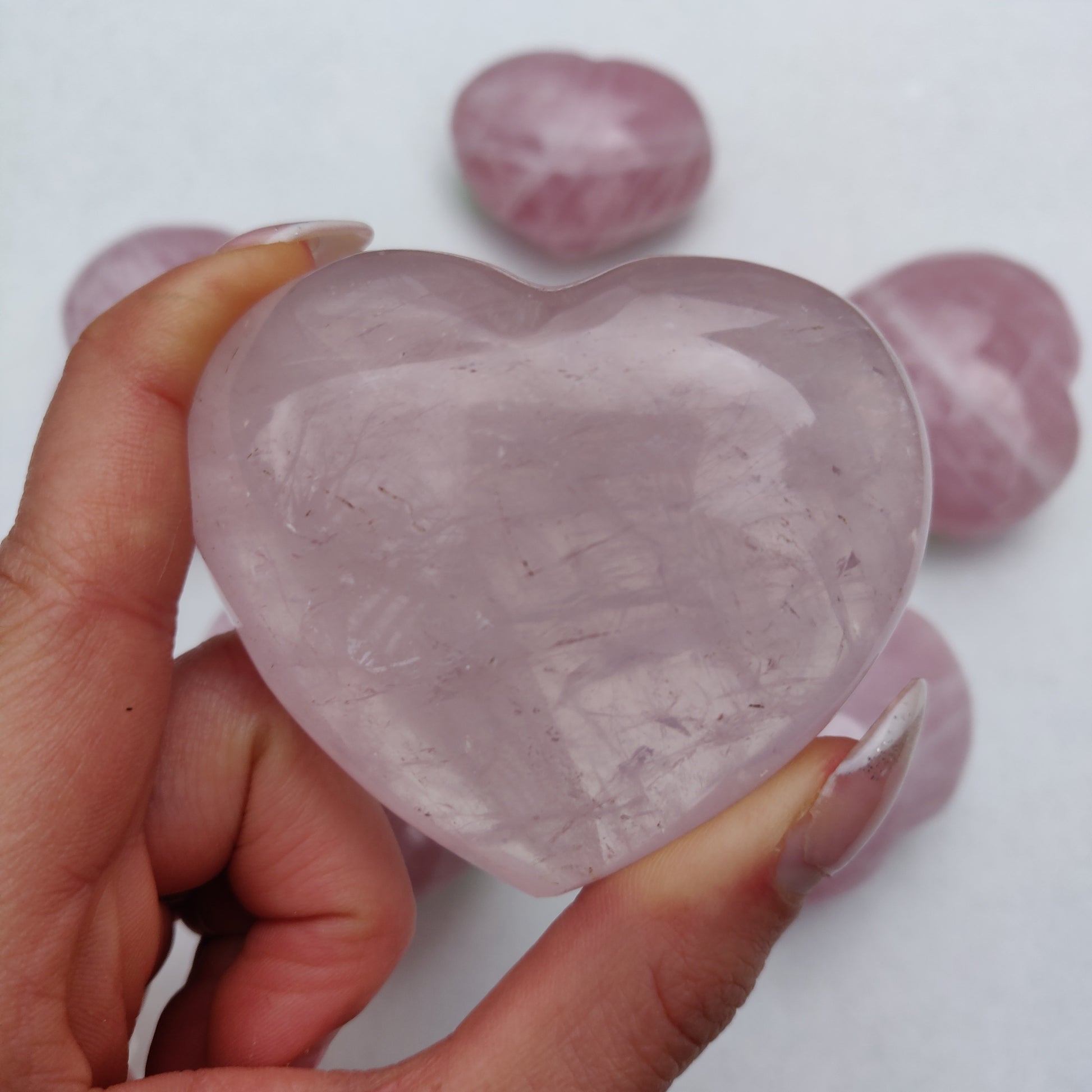 Star Rose Quartz Heart (#18RQ) - Simply Affinity