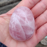 Rose Quartz Palm Stone (#6) - Simply Affinity