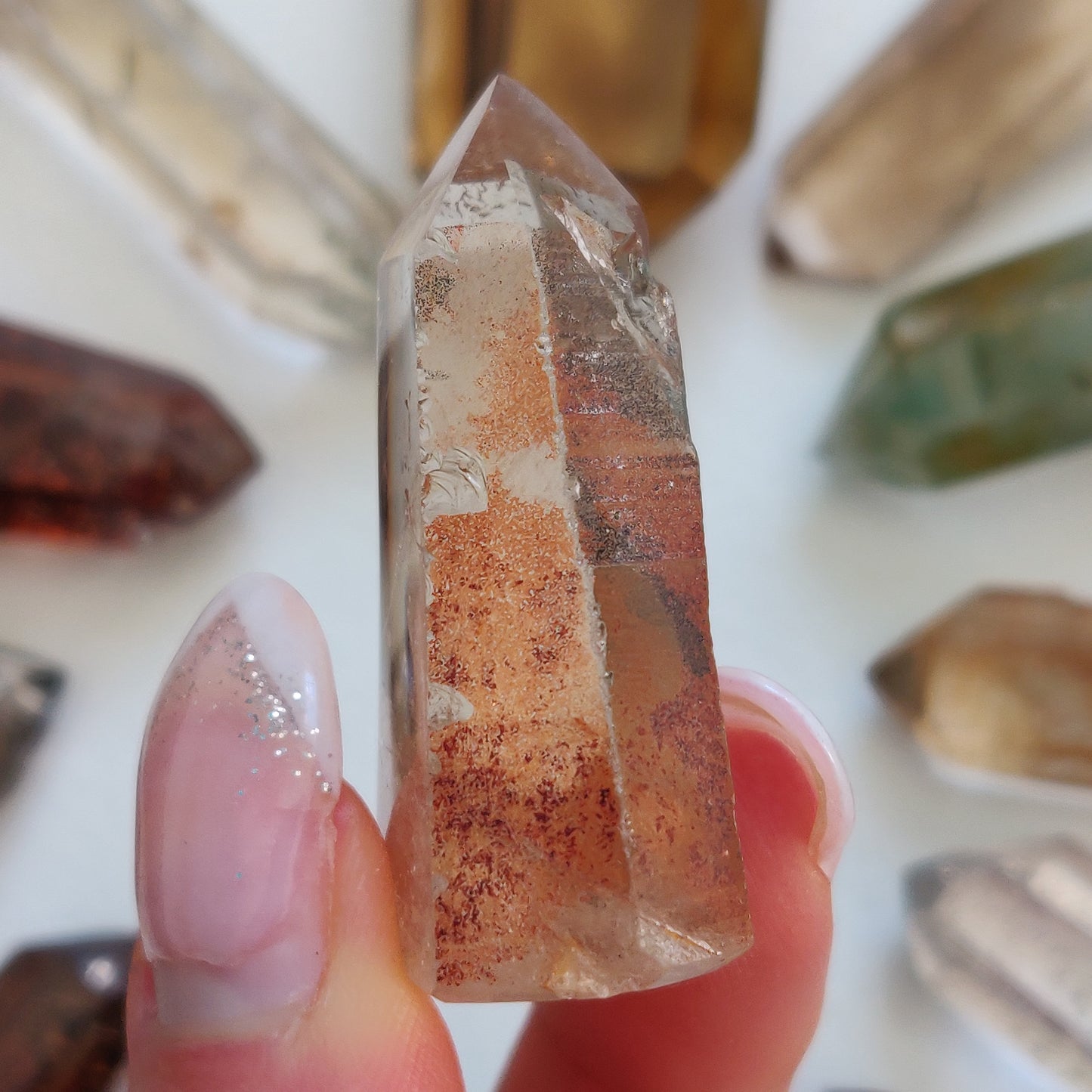 Garden Quartz Point, Lodolite Point (#19G) - Simply Affinity