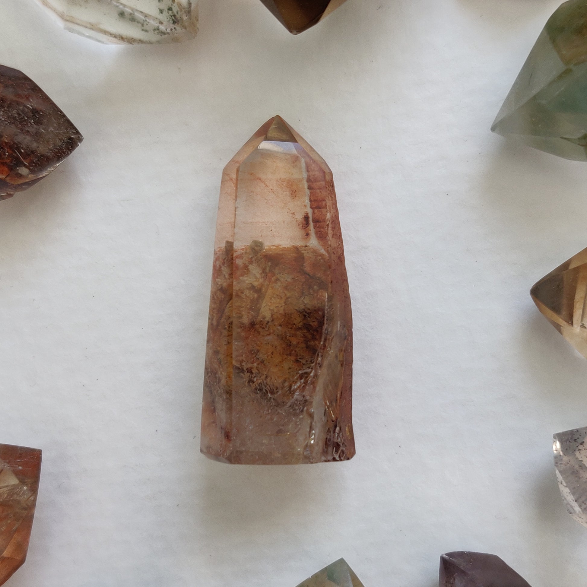 Garden Quartz Point, Lodolite Point (#20G) - Simply Affinity