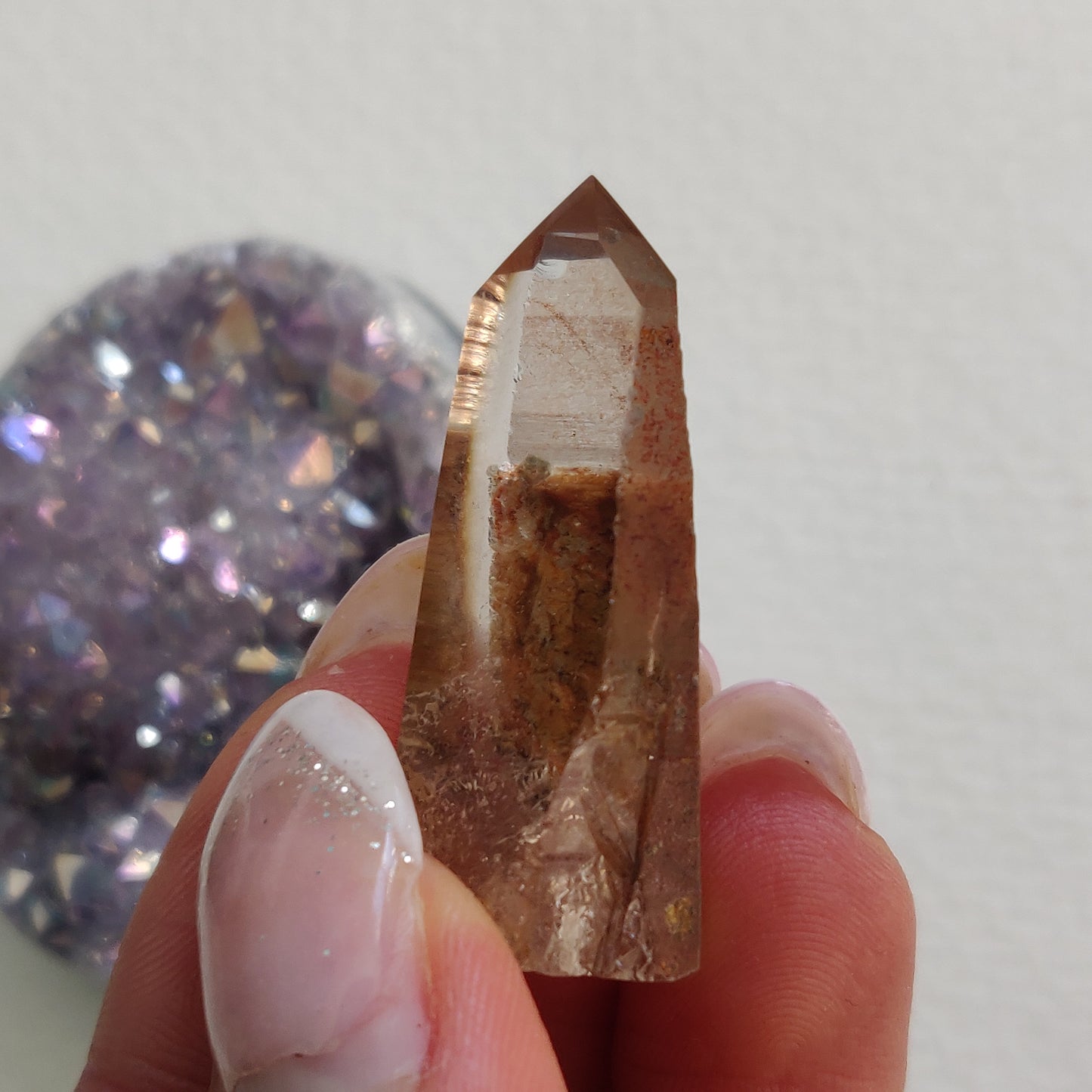 Garden Quartz Point, Lodolite Point (#20G) - Simply Affinity