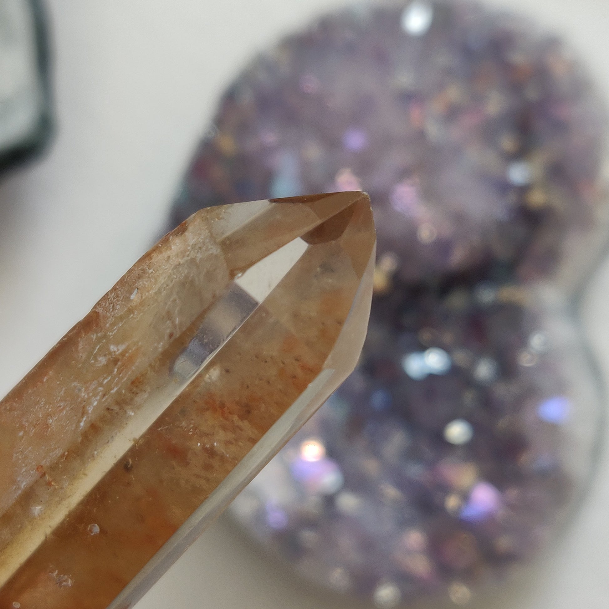 Garden Quartz Point, Lodolite Point (#24G) - Simply Affinity