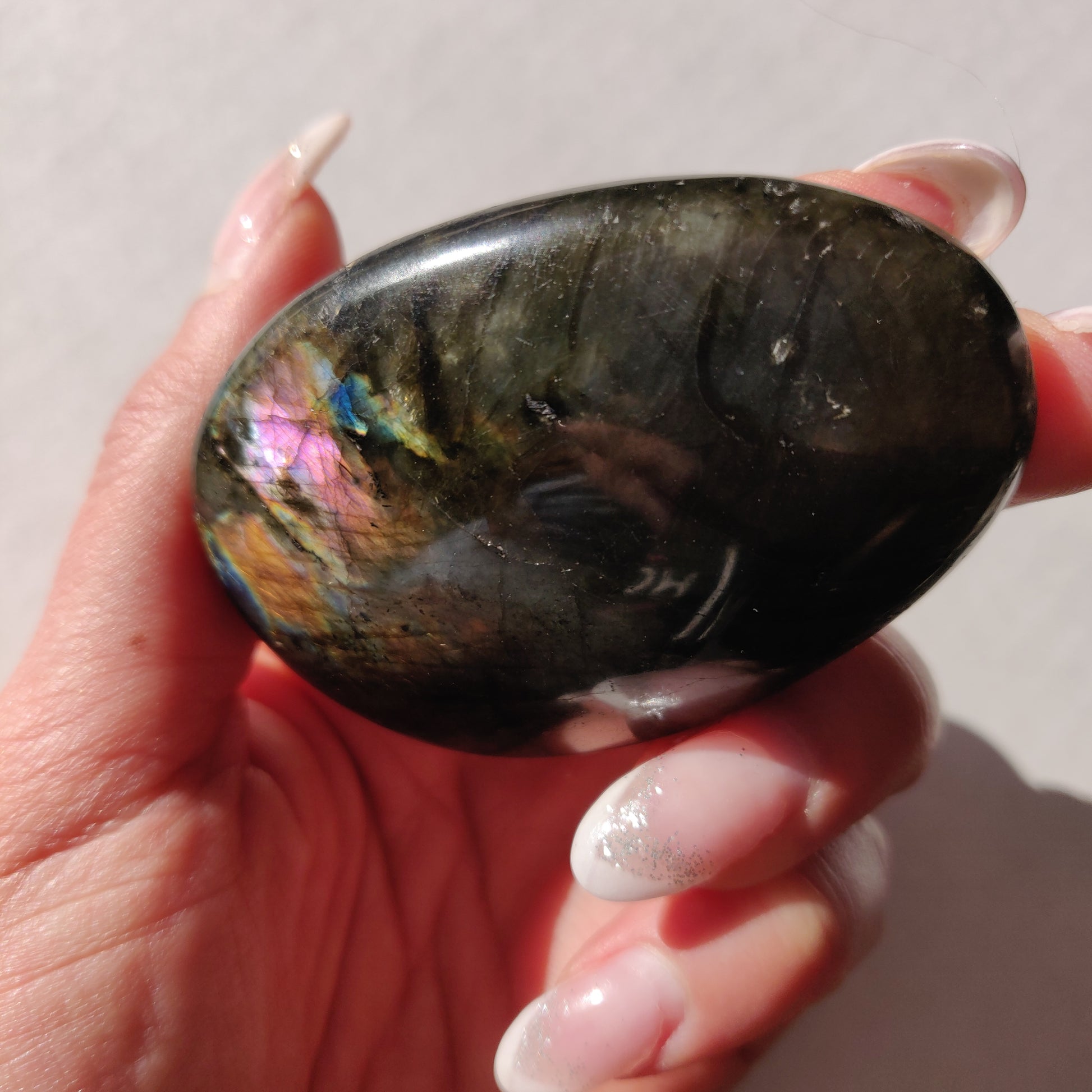 Labradorite Palm Stone (#35) - Simply Affinity