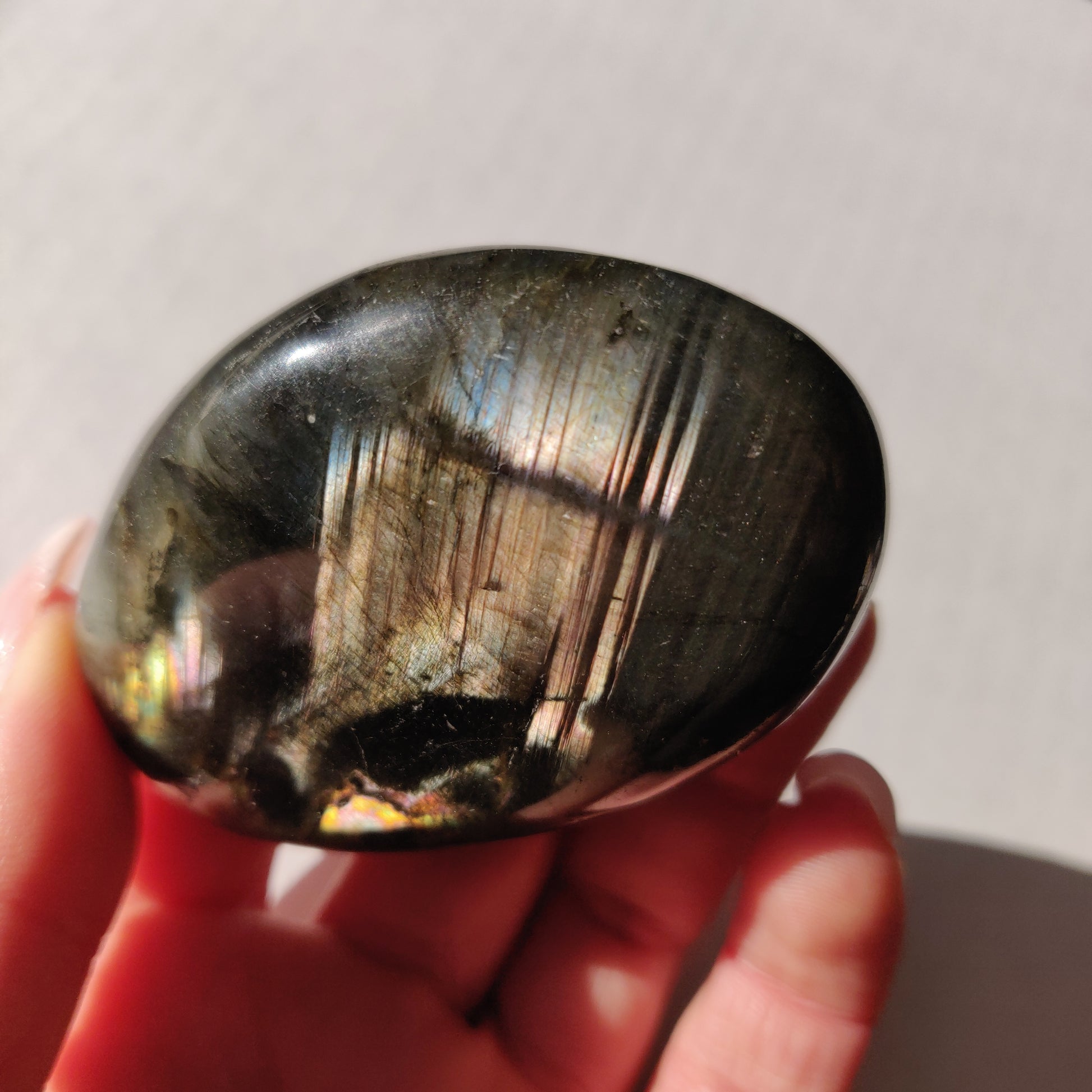 Labradorite Palm Stone (#63) - Simply Affinity