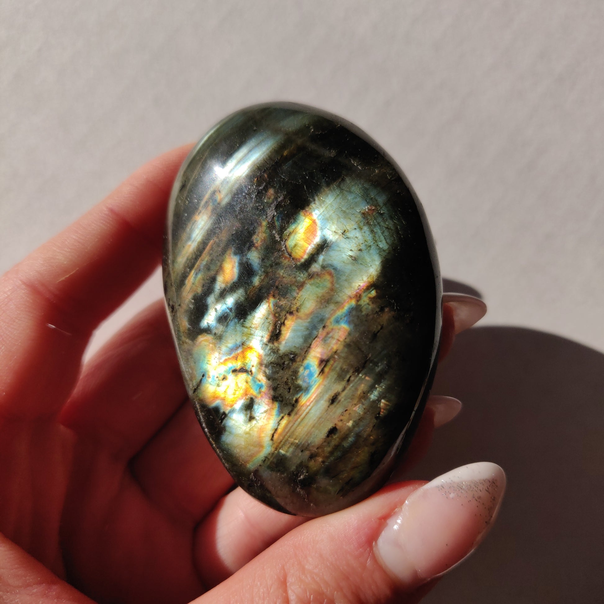 Labradorite Palm Stone (#63) - Simply Affinity