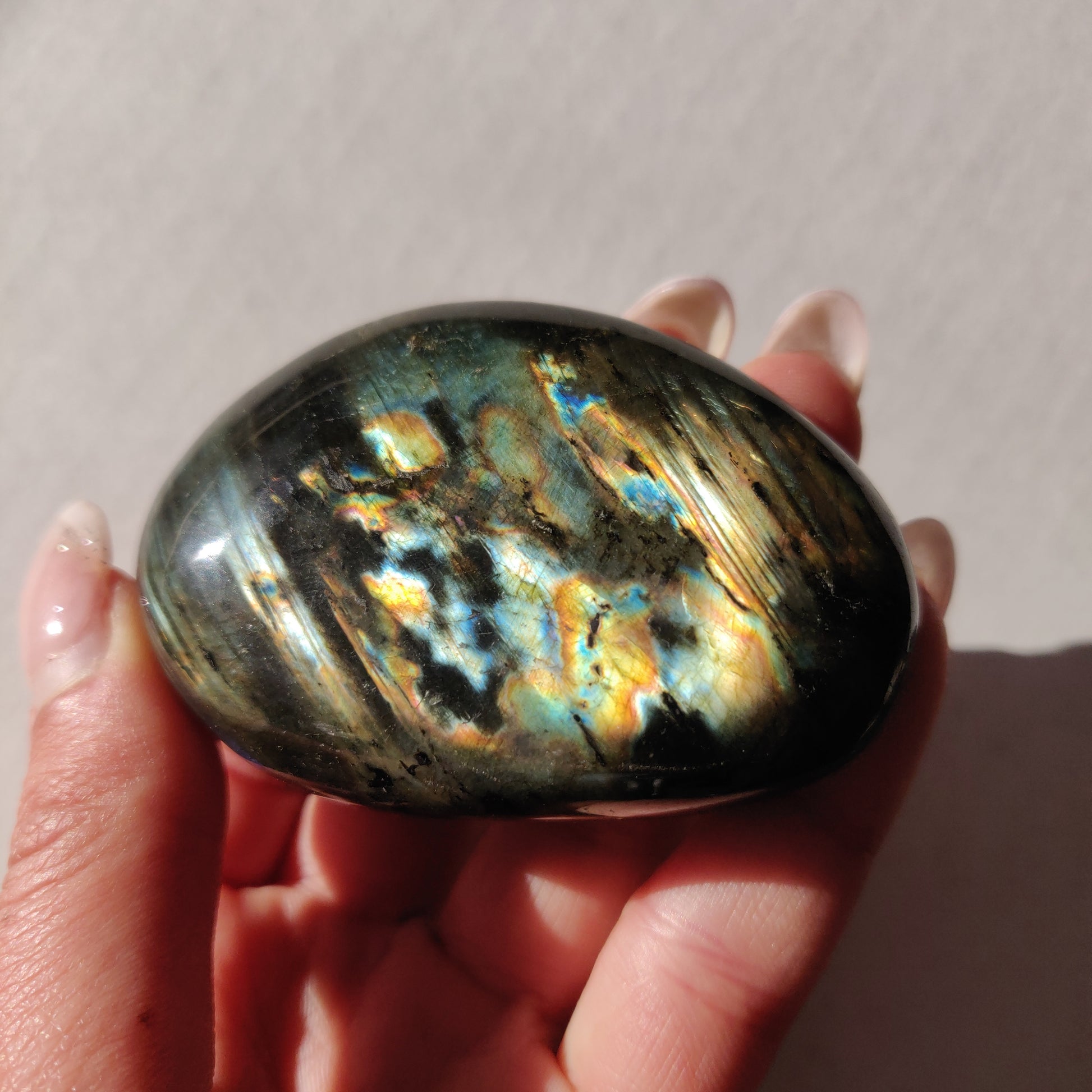 Labradorite Palm Stone (#63) - Simply Affinity