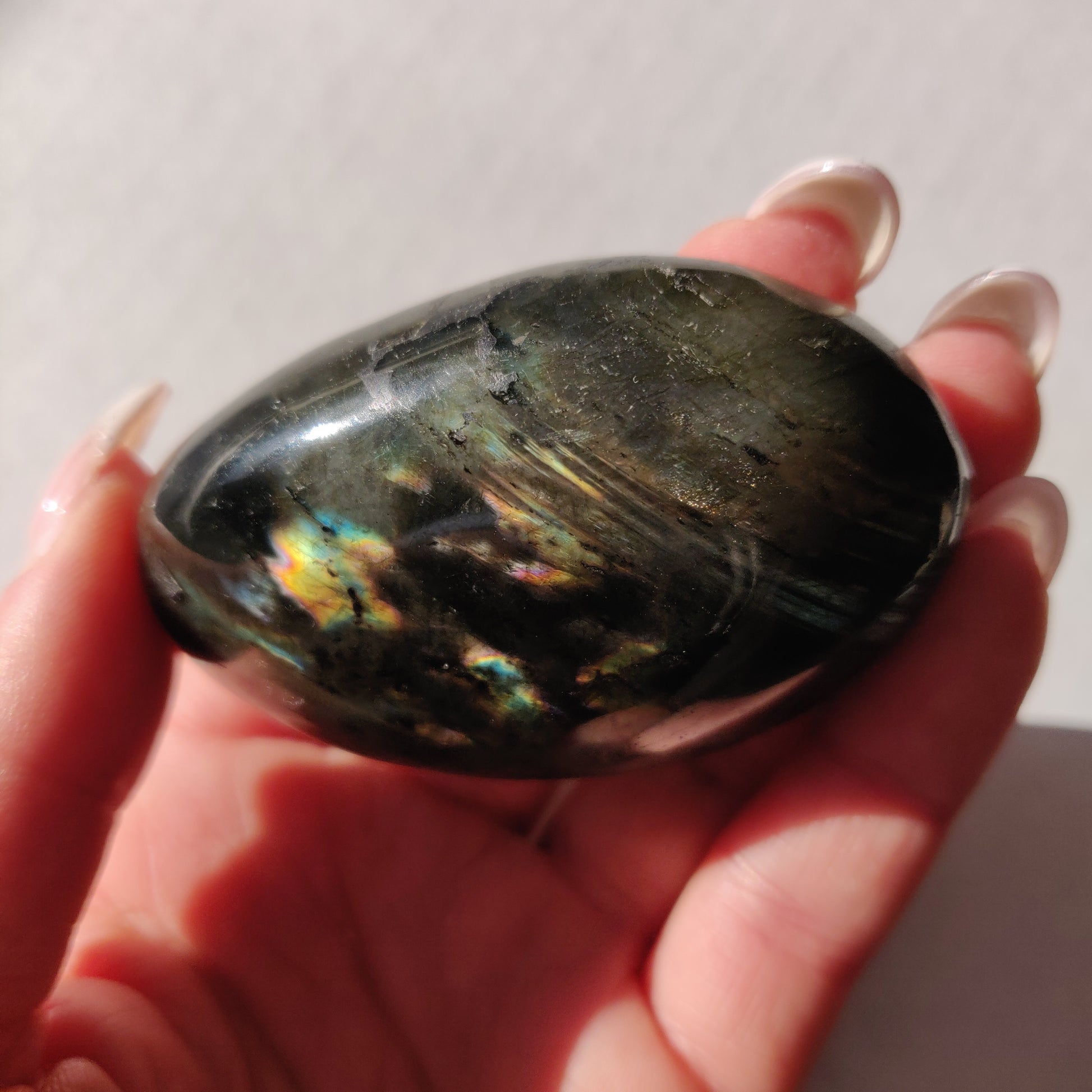 Labradorite Palm Stone (#63) - Simply Affinity