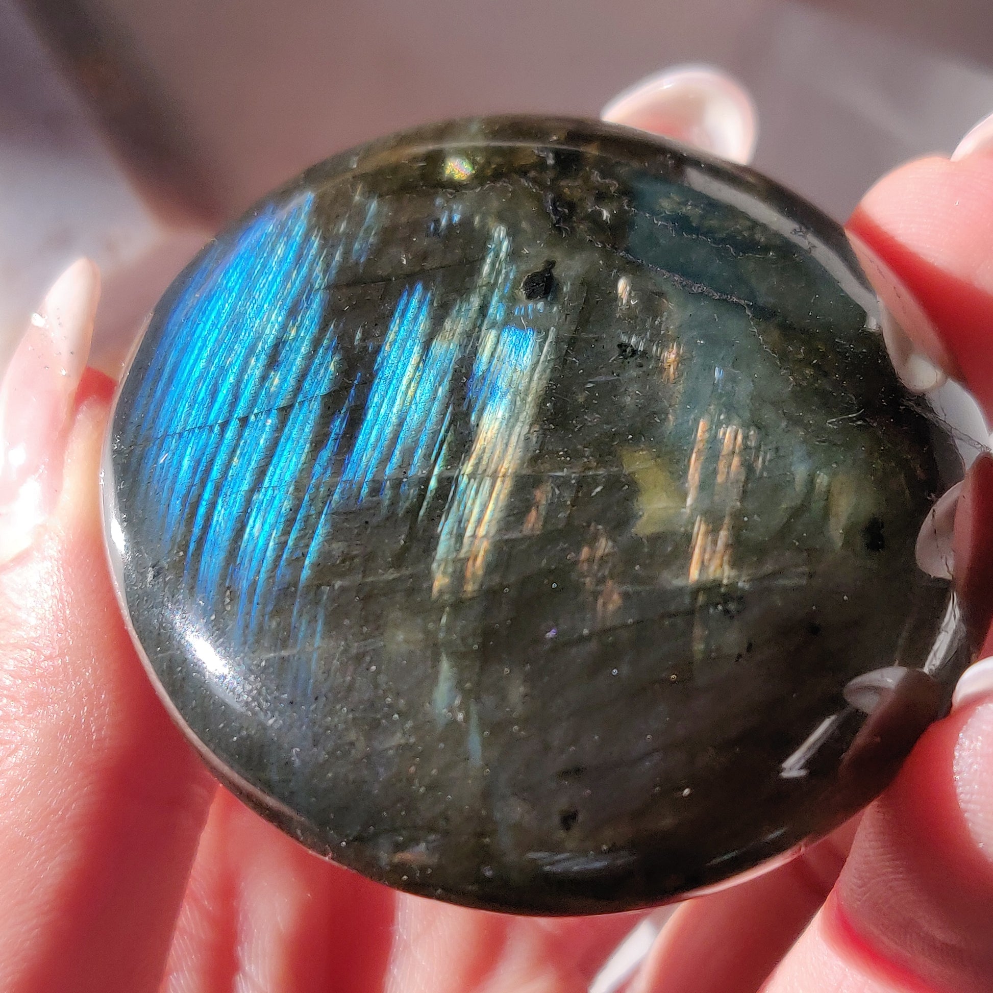 Labradorite Palm Stone (#167) - Simply Affinity