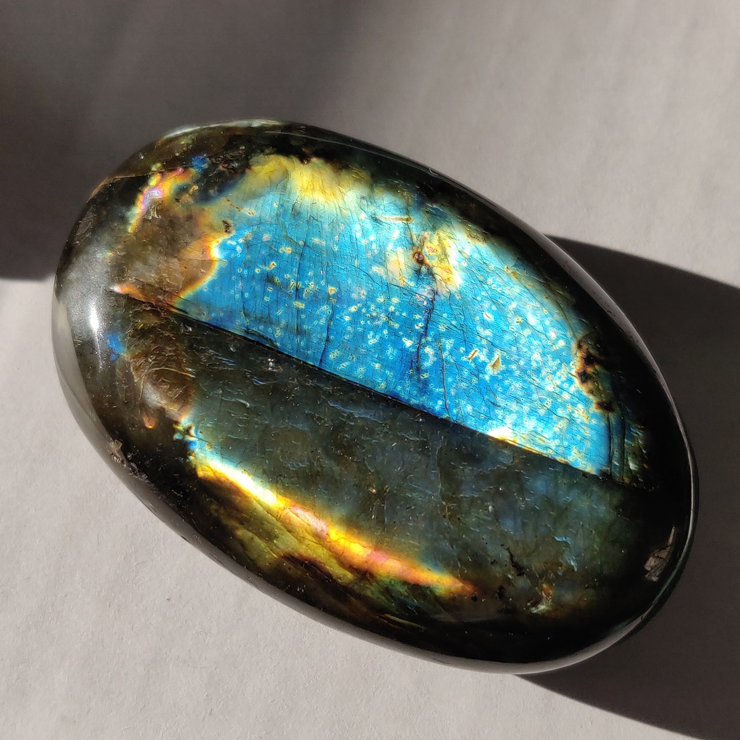 Labradorite Palm Stone (#189) - Simply Affinity