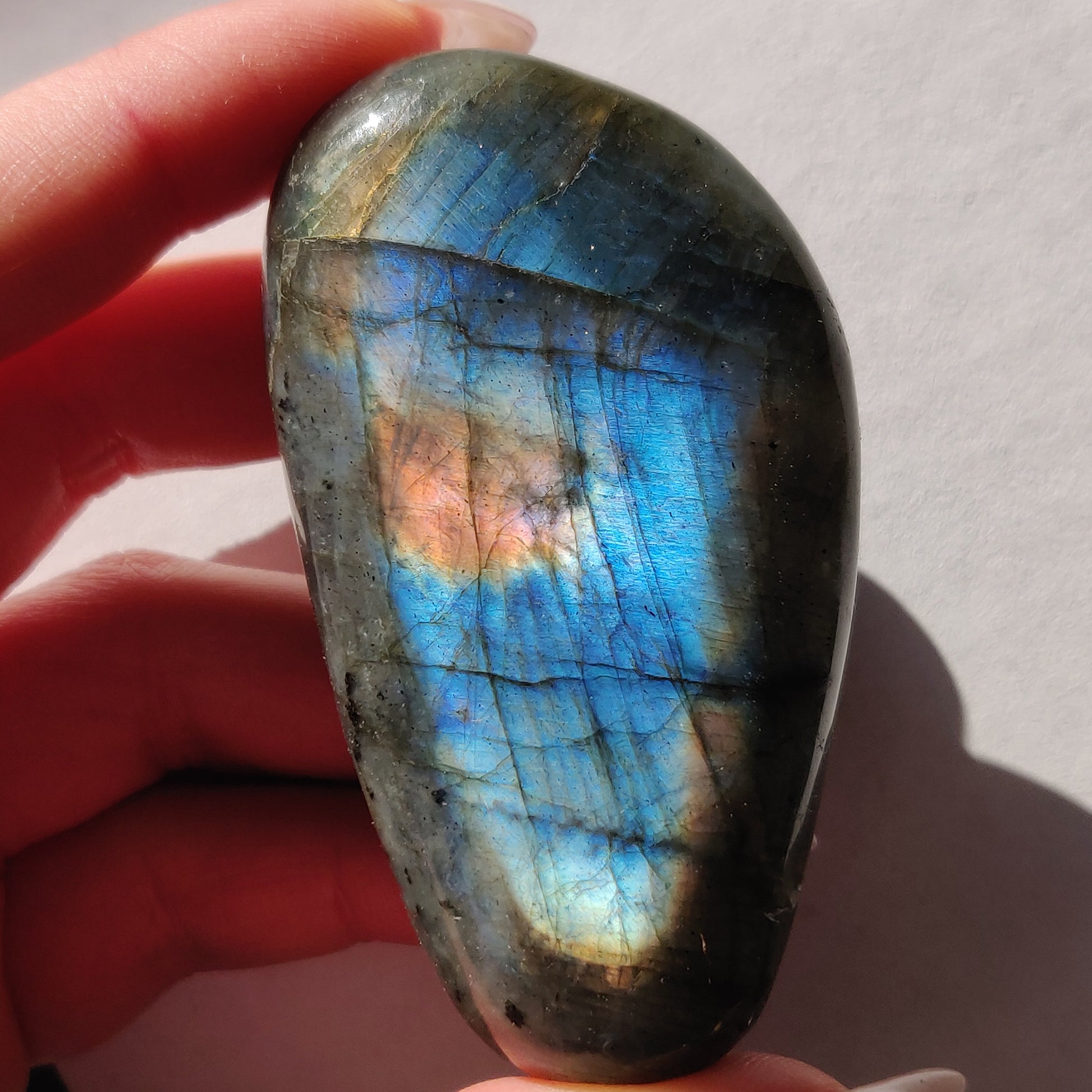 Labradorite Palm Stone (#222) - Simply Affinity