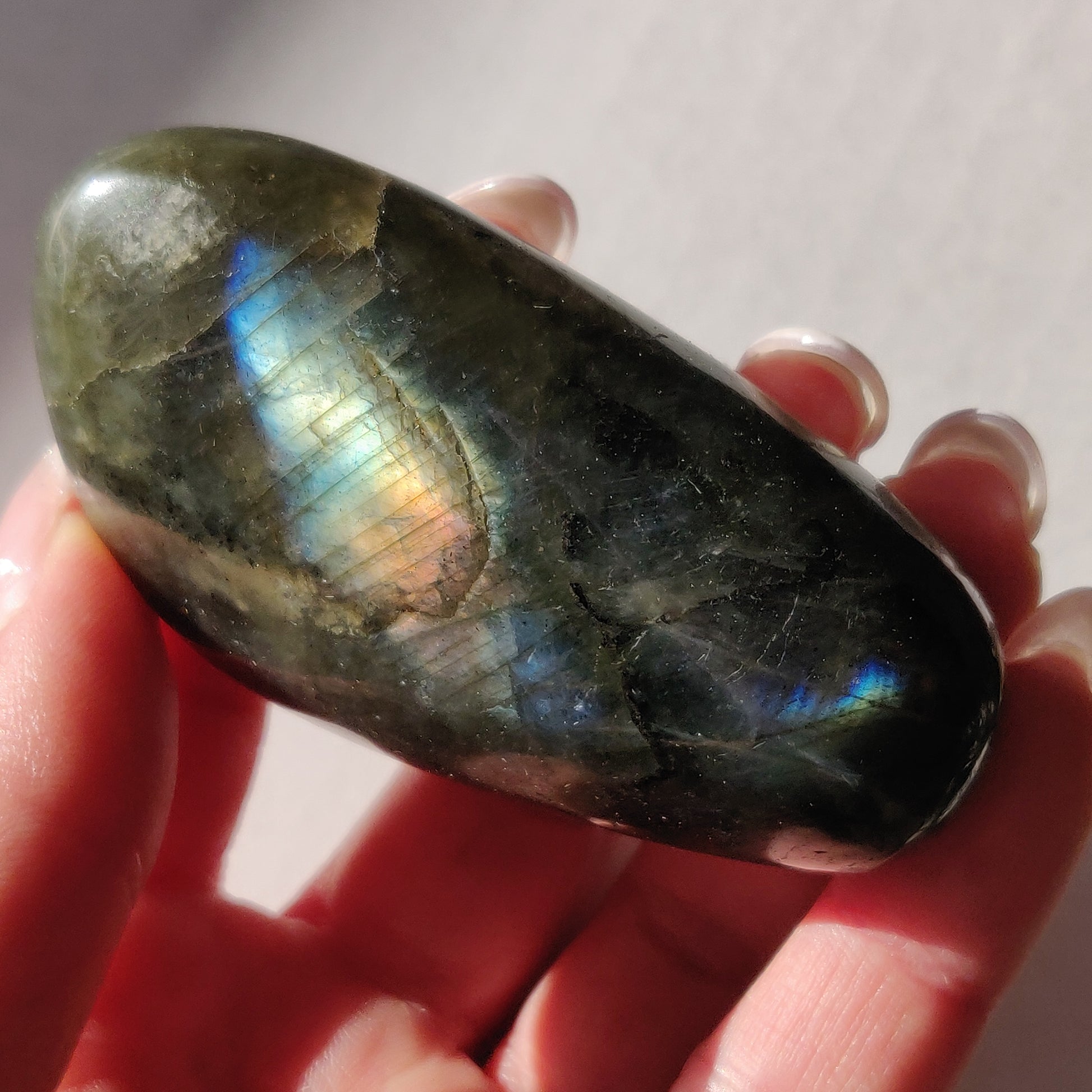 Labradorite Palm Stone (#222) - Simply Affinity