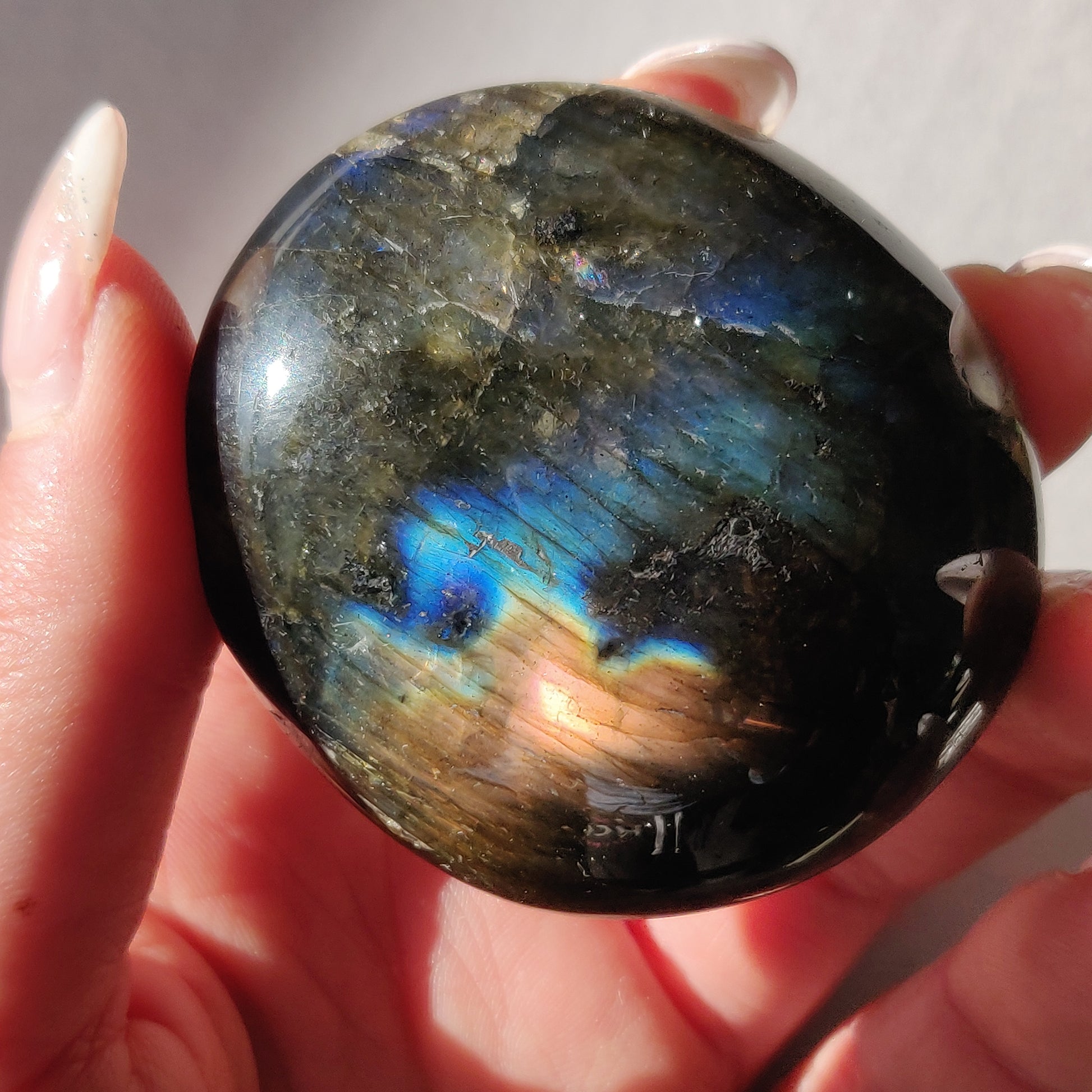 Labradorite Palm Stone (#240) - Simply Affinity