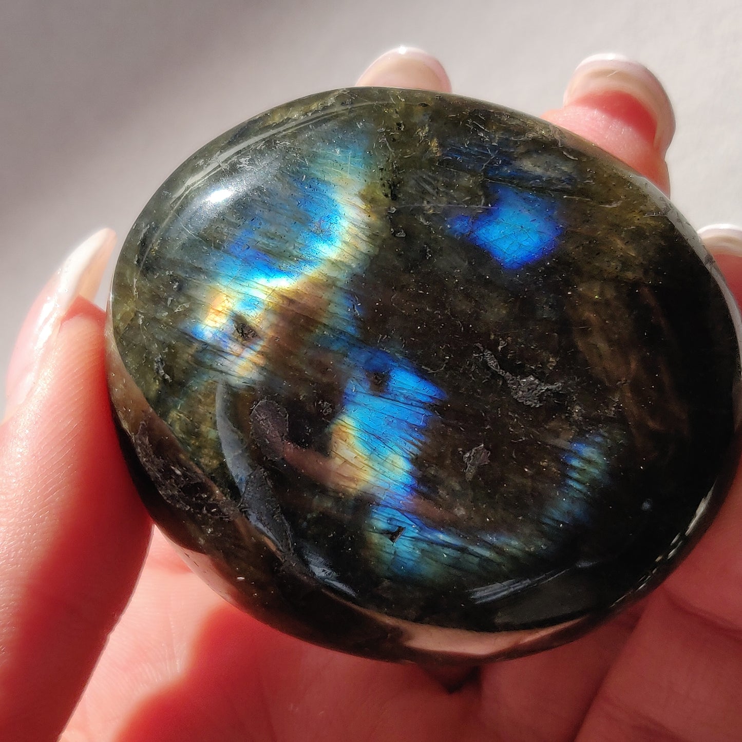 Labradorite Palm Stone (#240) - Simply Affinity