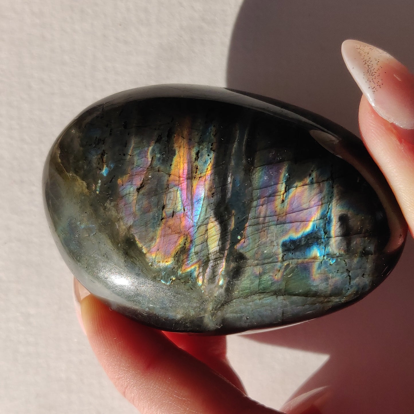 Labradorite Palm Stone (#267) - Simply Affinity