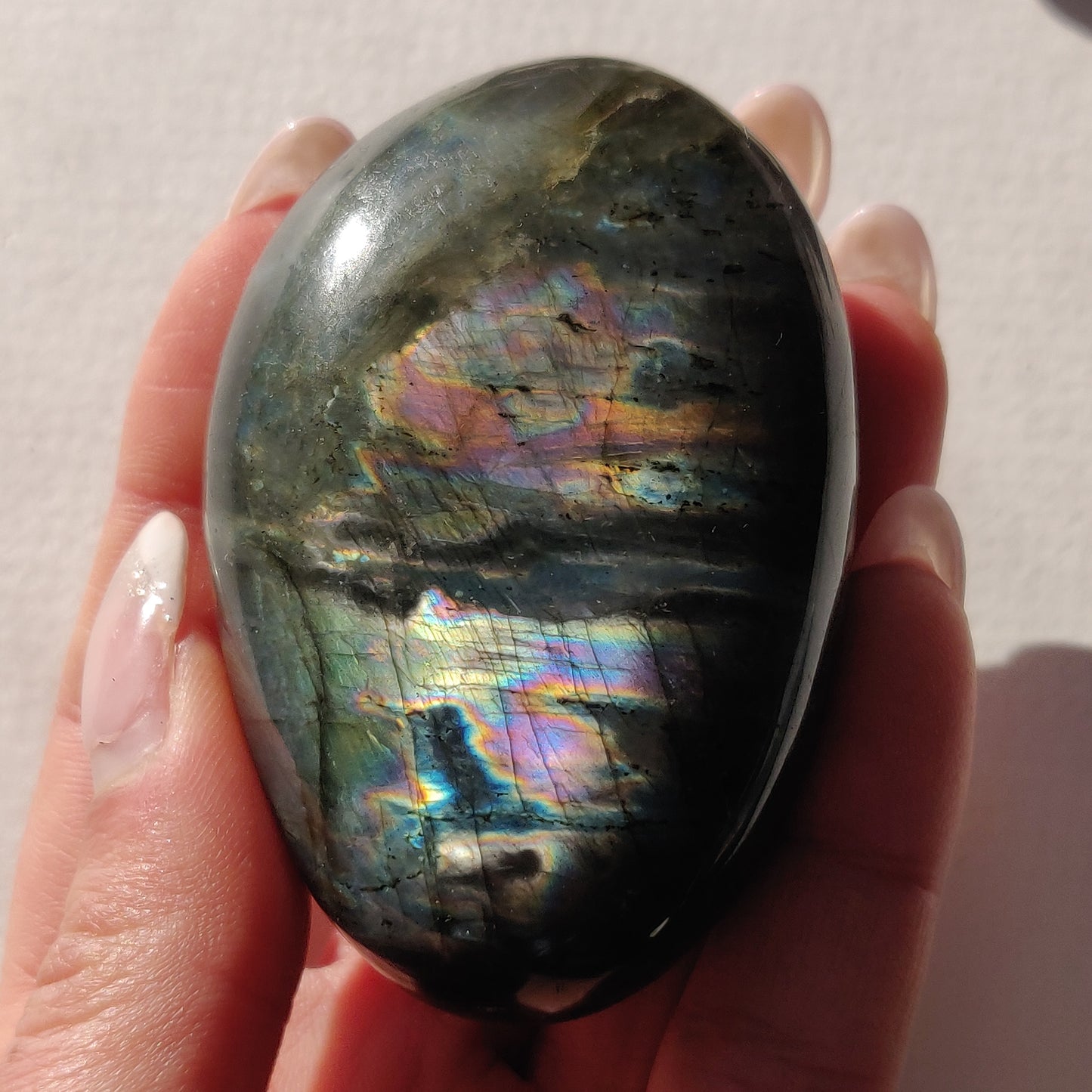 Labradorite Palm Stone (#267) - Simply Affinity