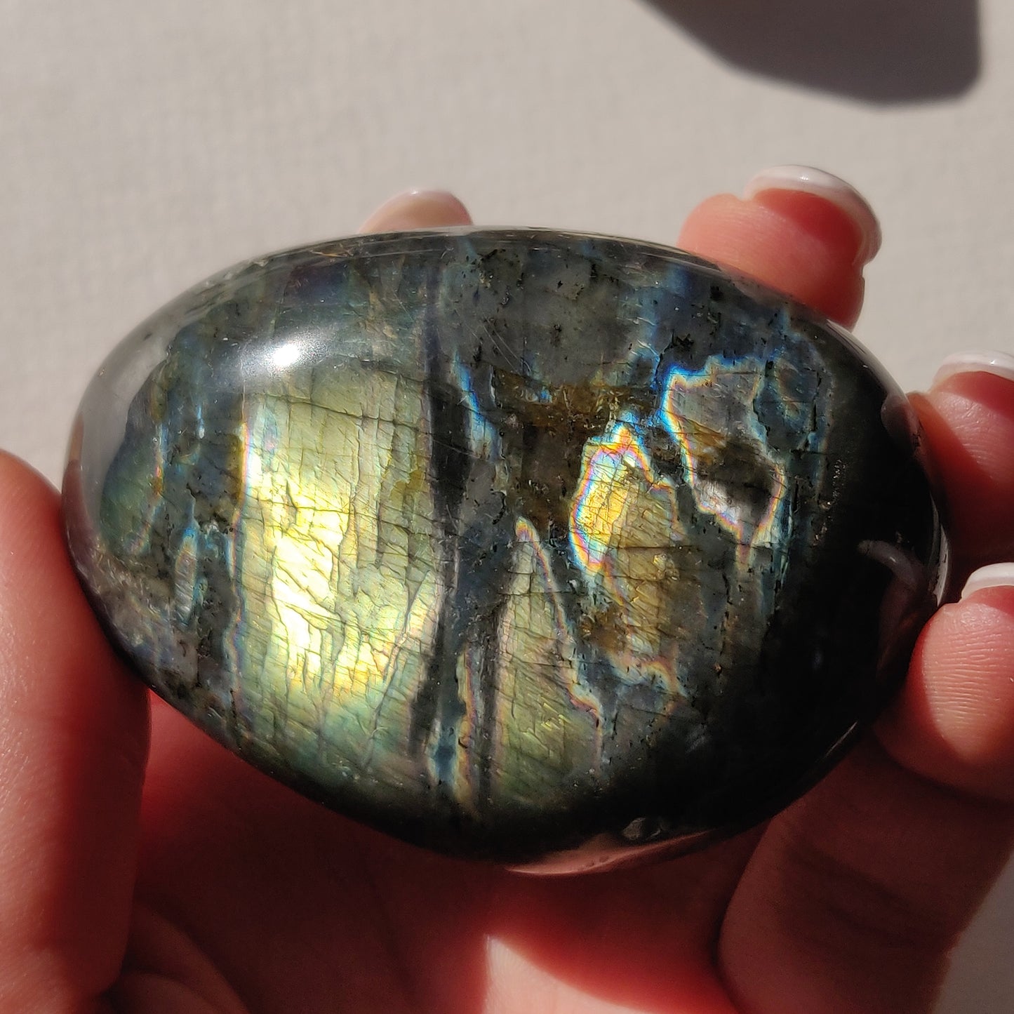 Labradorite Palm Stone (#267) - Simply Affinity