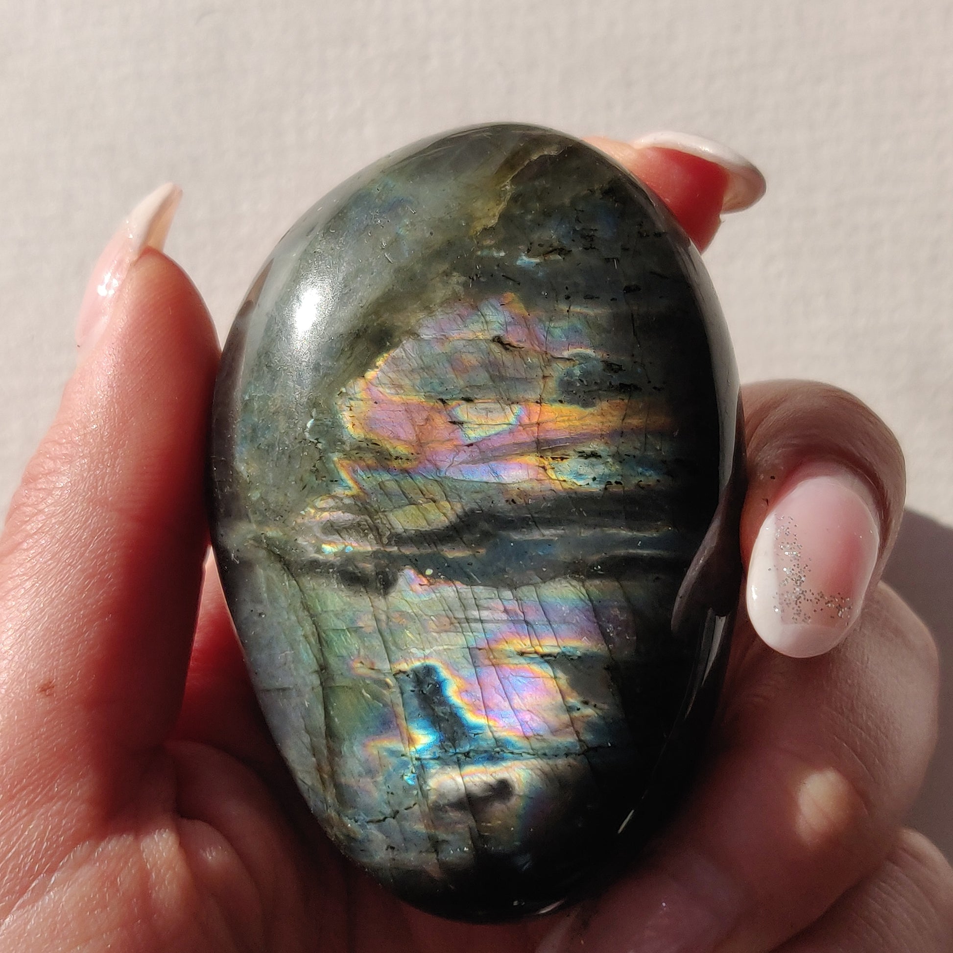 Labradorite Palm Stone (#267) - Simply Affinity