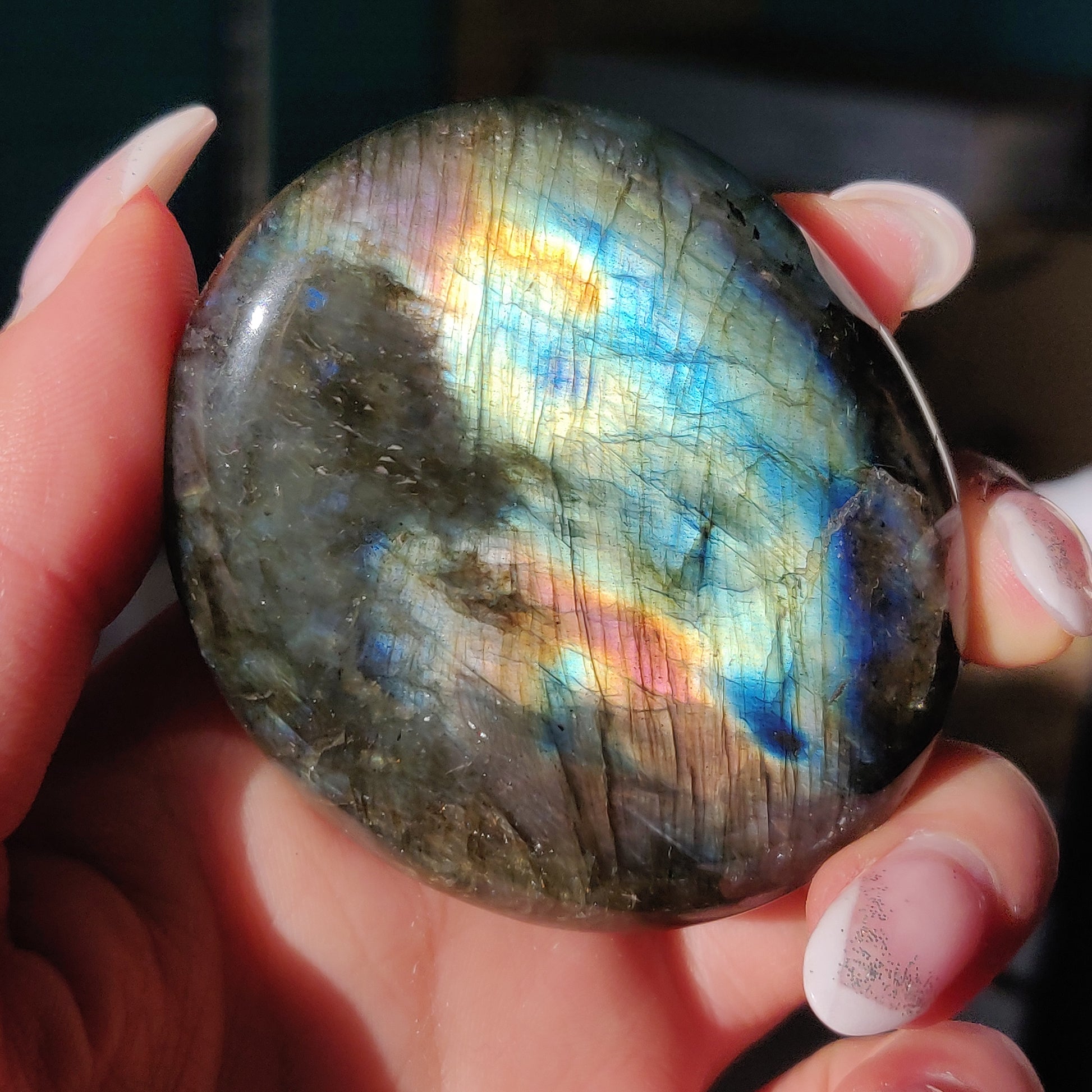 Labradorite Palm Stone (#279) - Simply Affinity