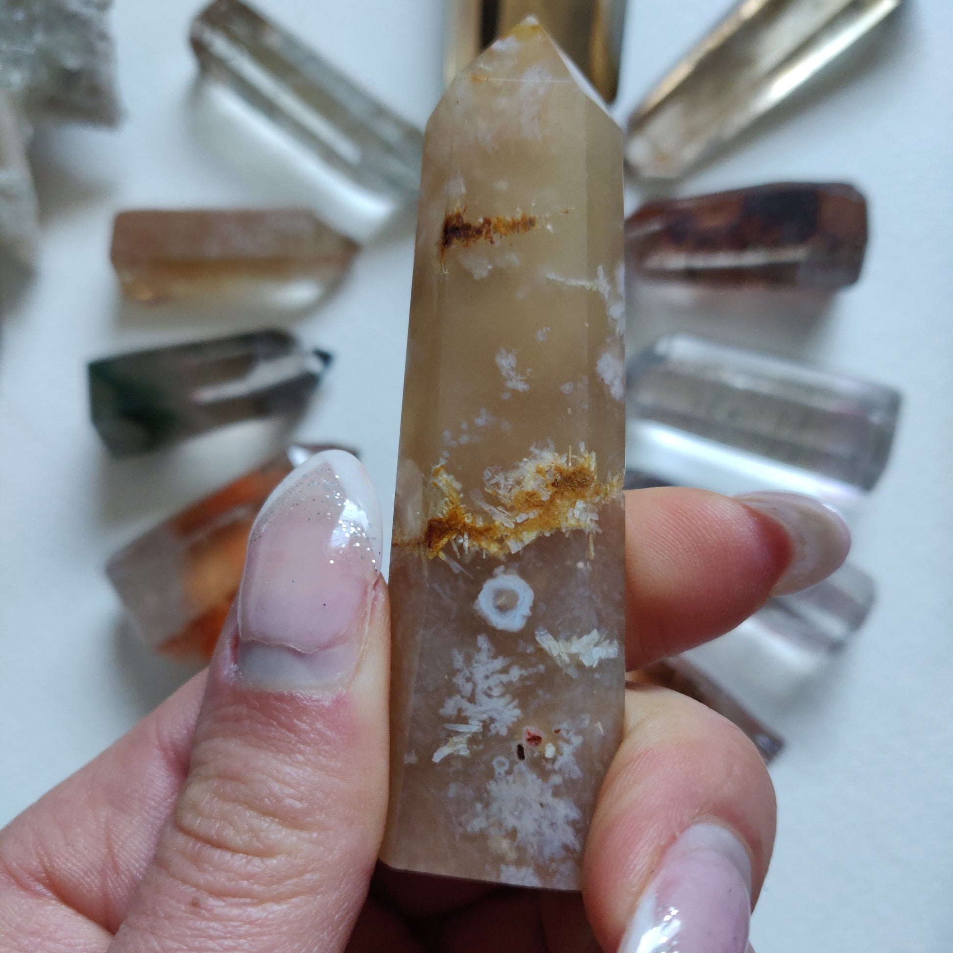 Flower Agate Tower (#1) - Simply Affinity