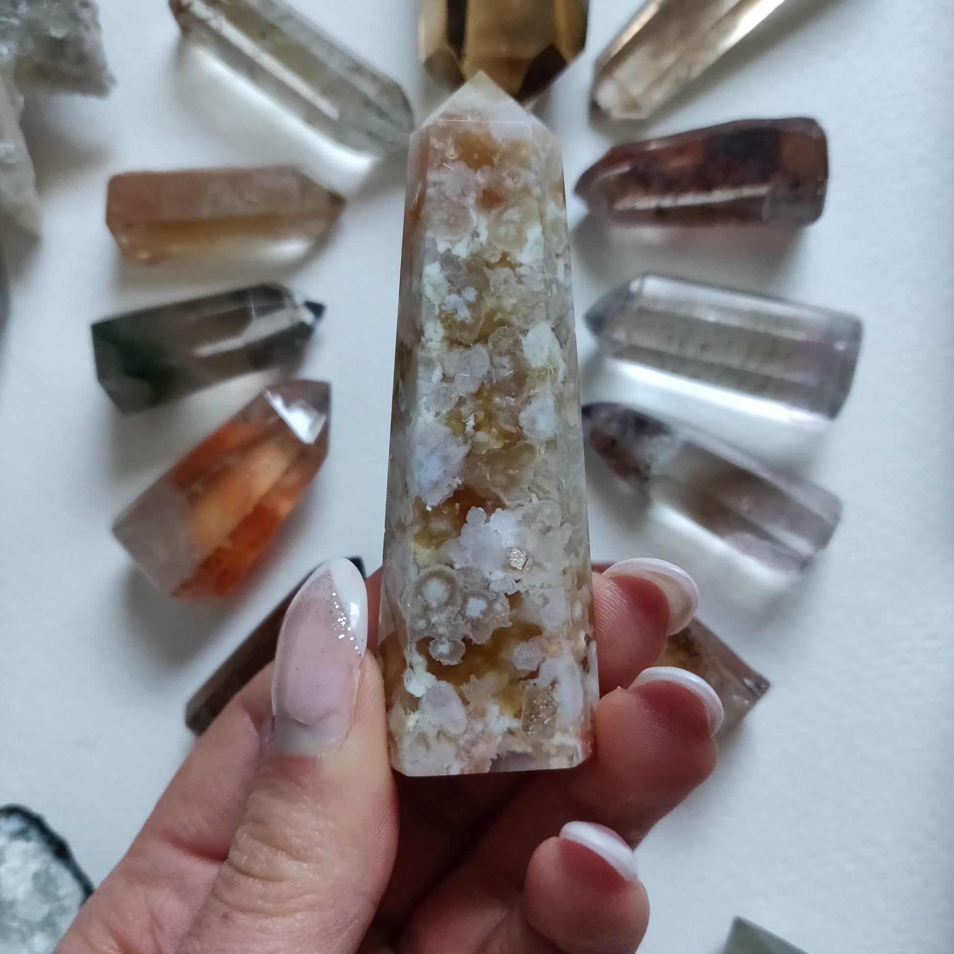 Flower Agate Tower (#2) - Simply Affinity