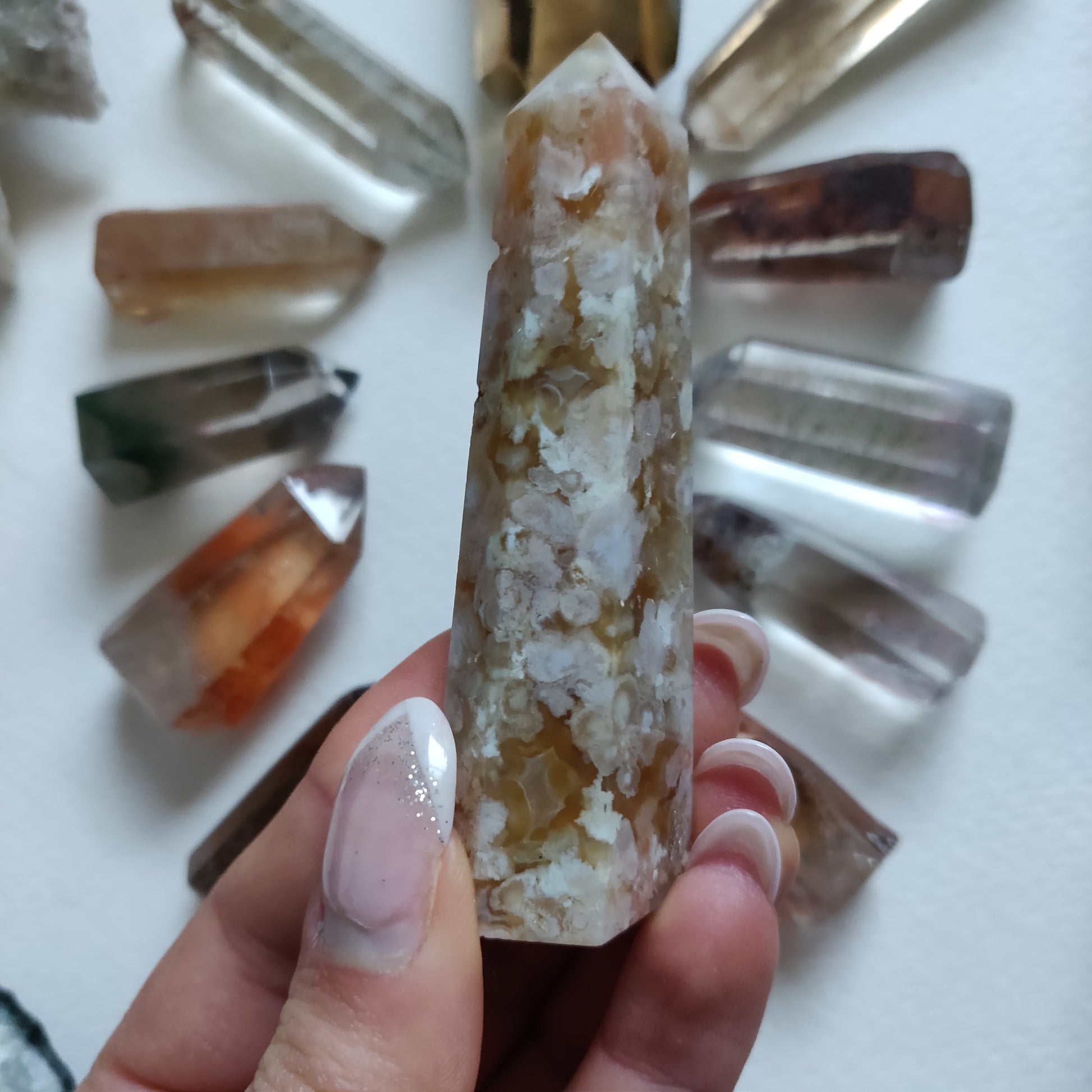 Flower Agate Tower (#2) - Simply Affinity