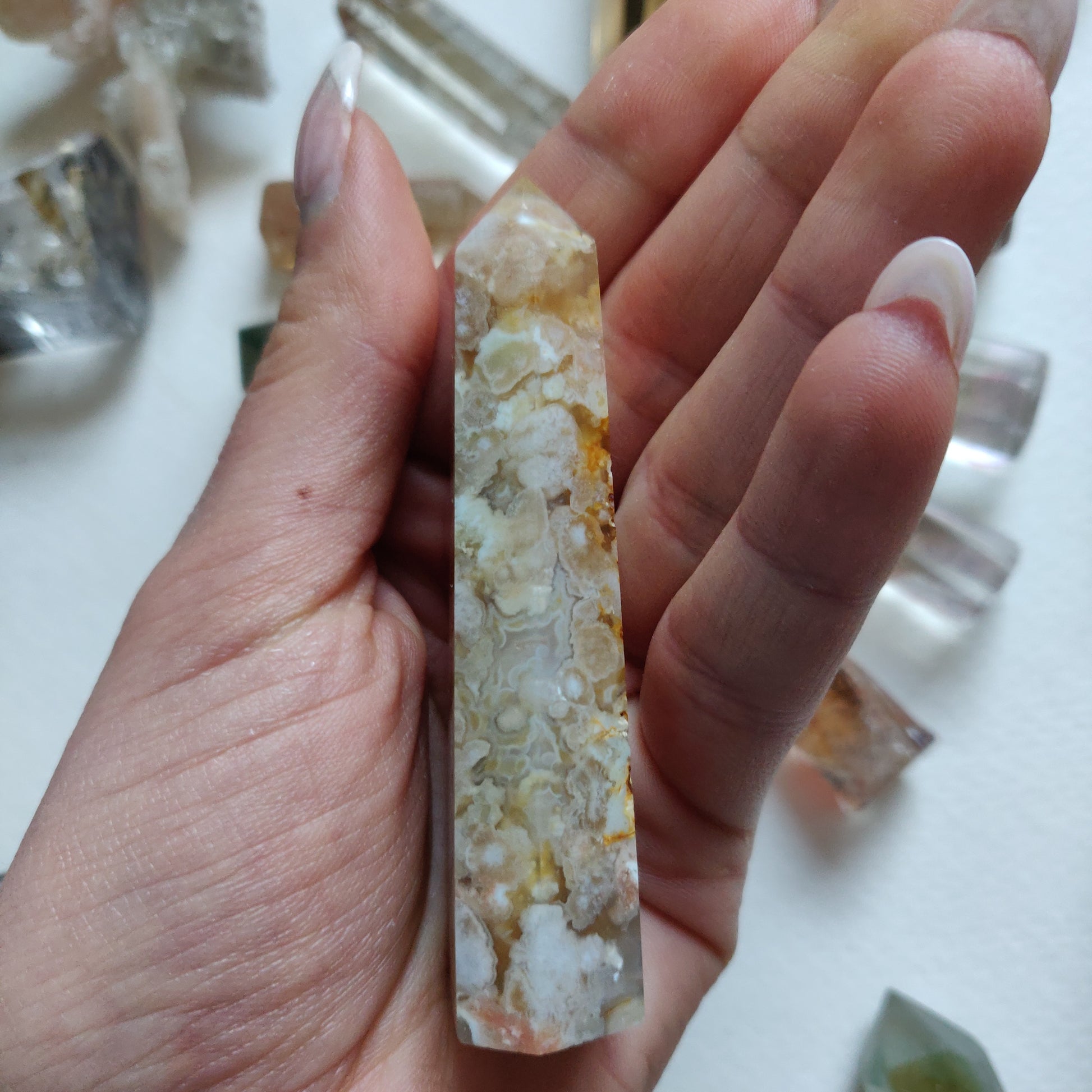 Flower Agate Tower (#2) - Simply Affinity