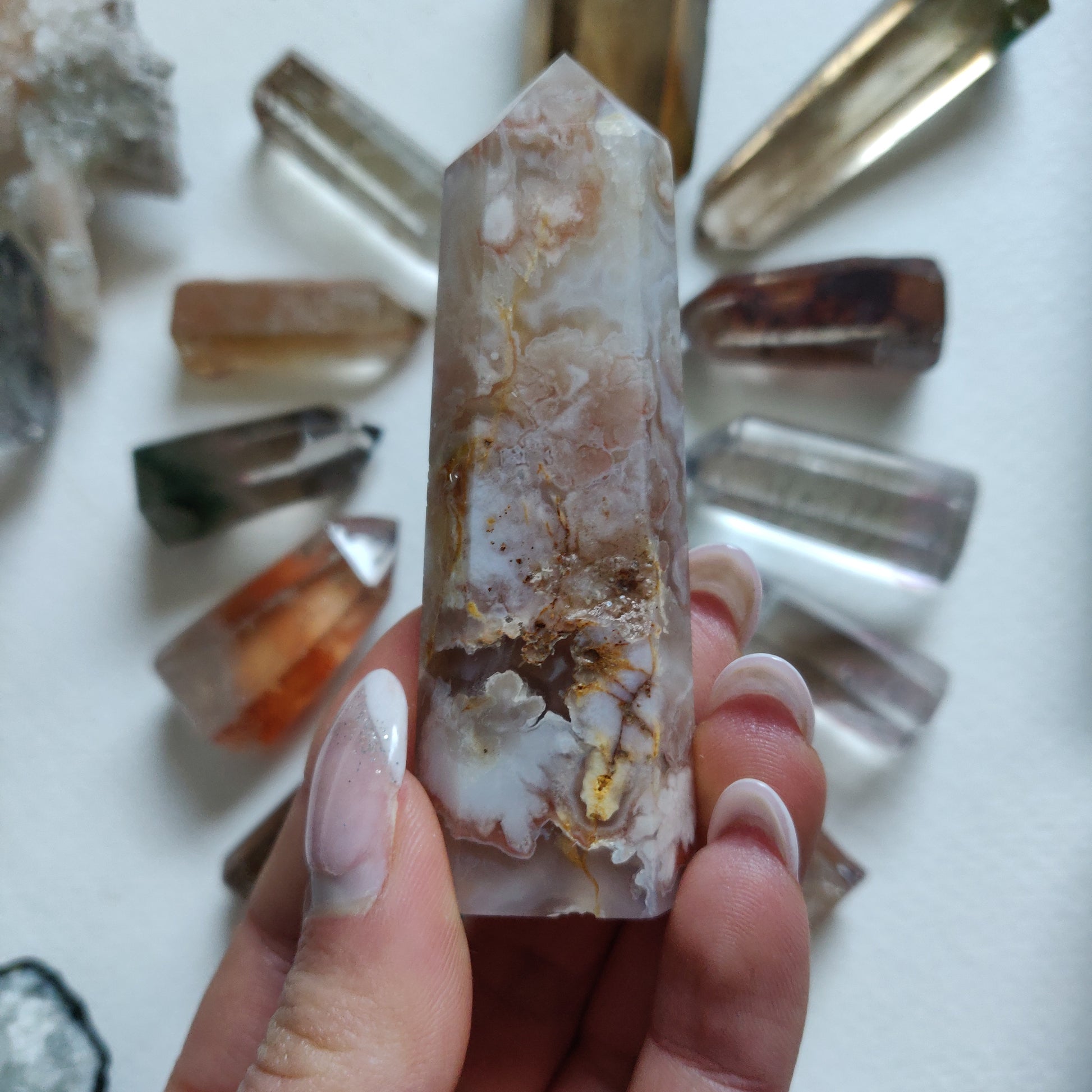Flower Agate Tower (#3) - Simply Affinity