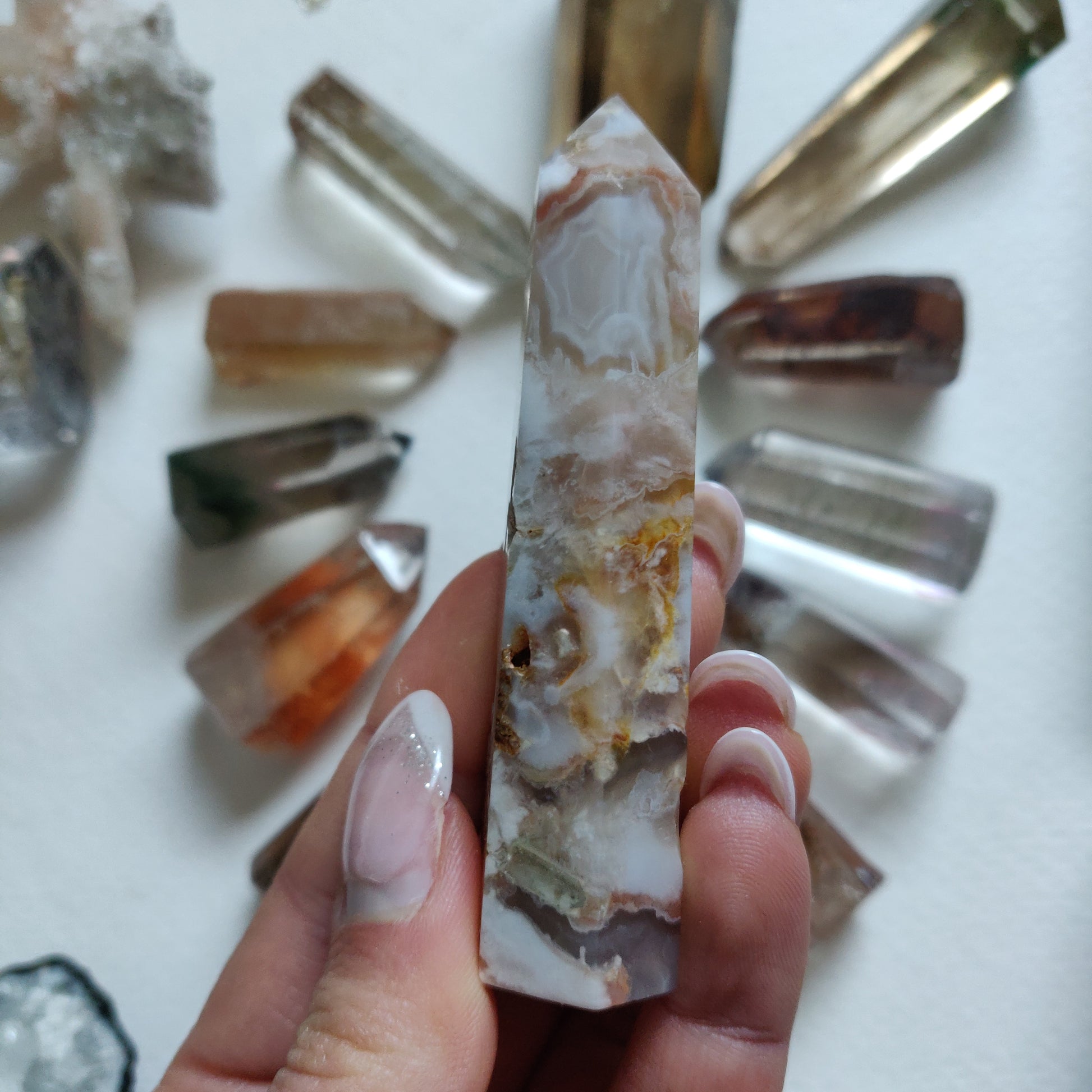 Flower Agate Tower (#3) - Simply Affinity