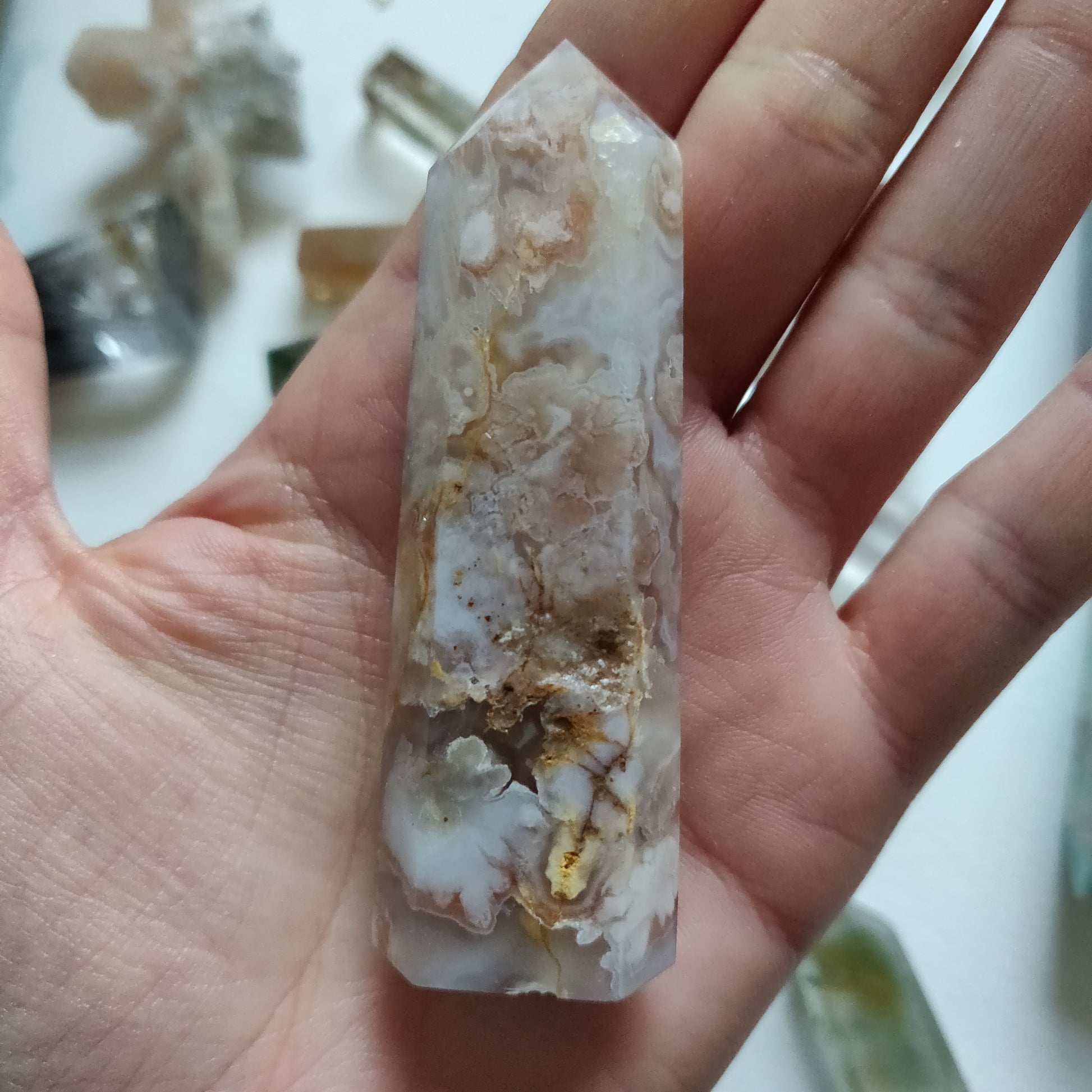 Flower Agate Tower (#3) - Simply Affinity