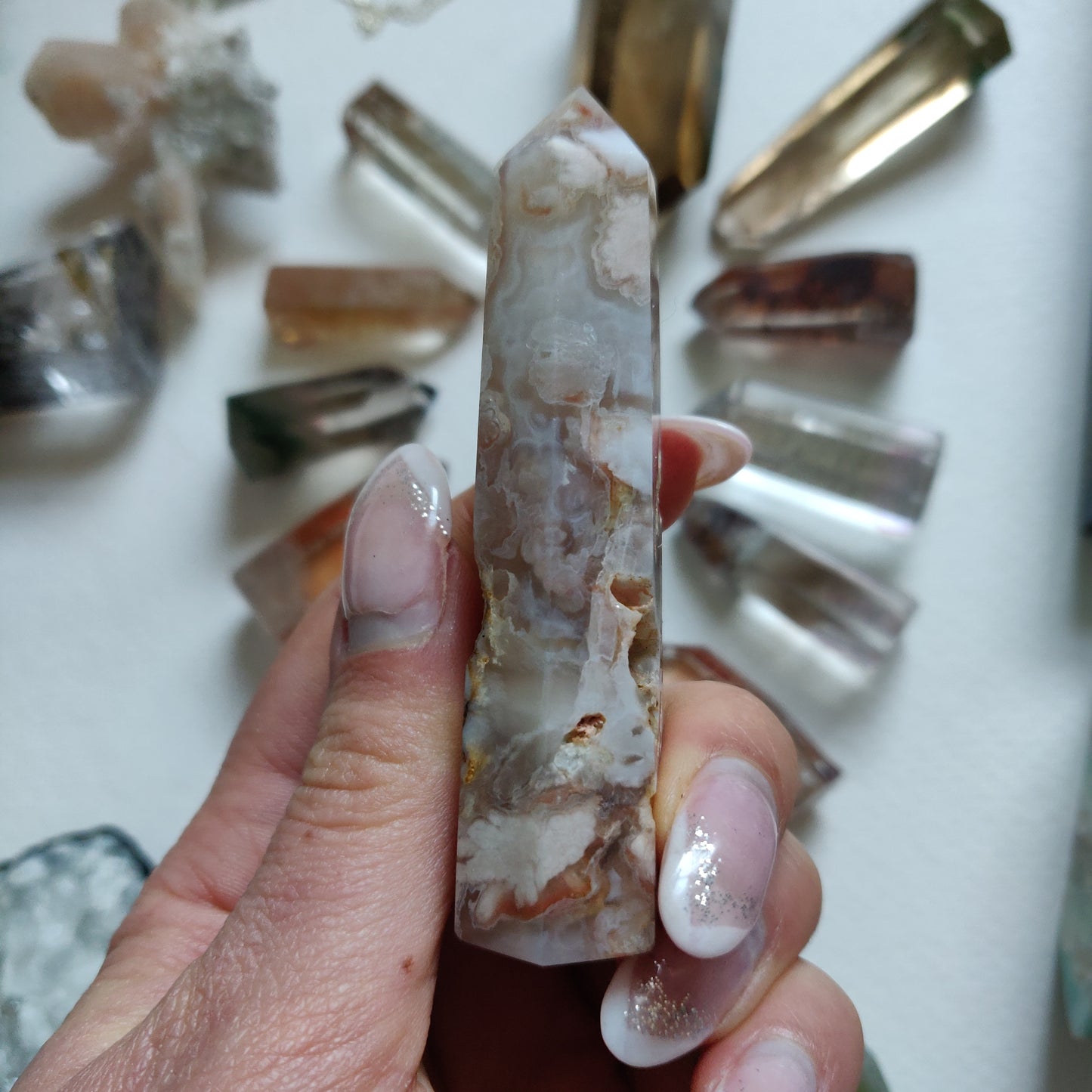 Flower Agate Tower (#3) - Simply Affinity