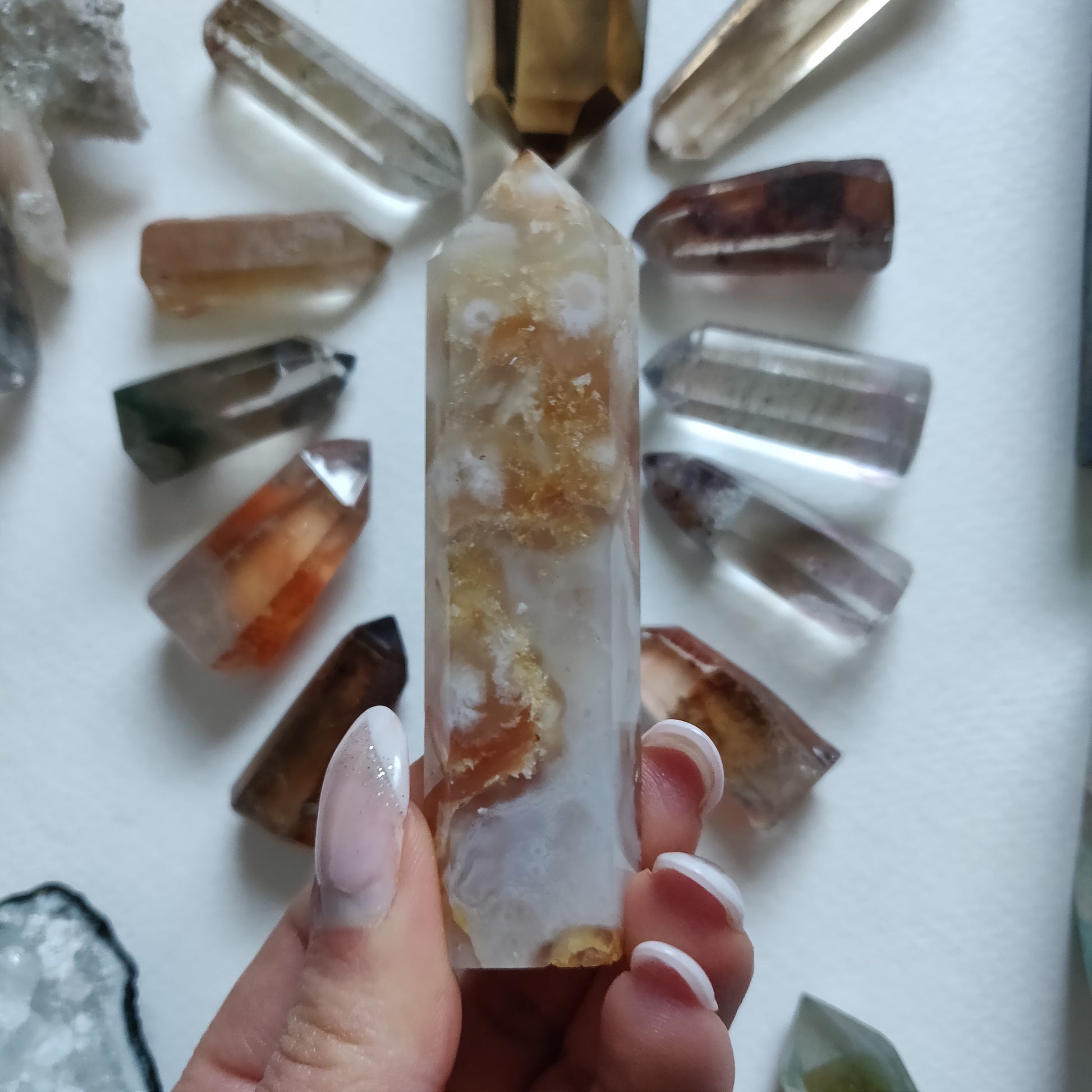 Flower Agate Tower (#4) - Simply Affinity
